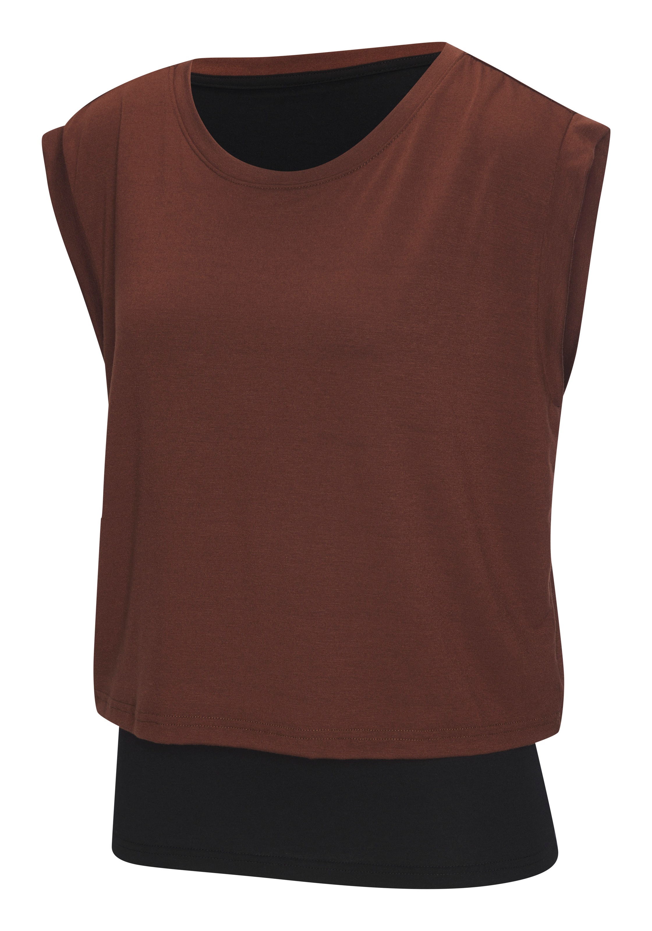LASCANA ACTIVE 2-in-1-Shirt, im doppellagigen Look