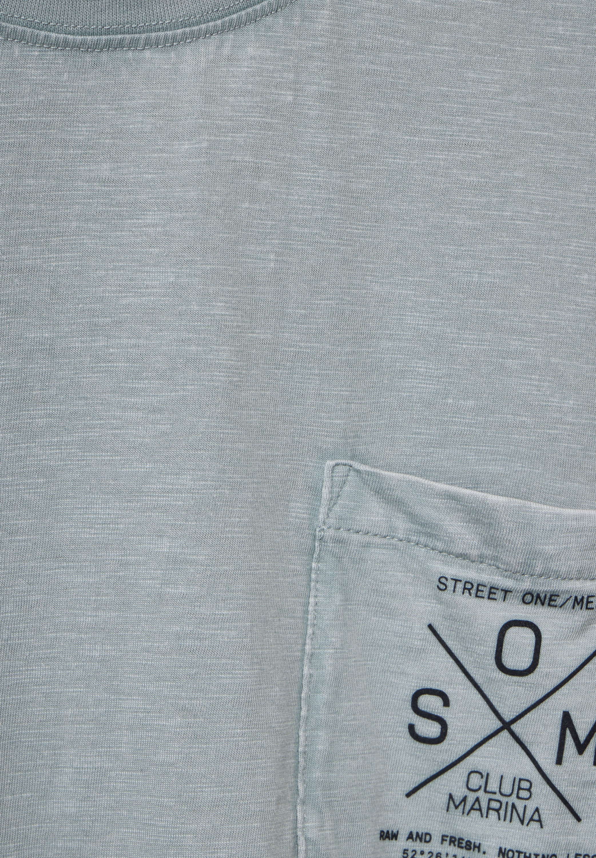 STREET ONE MEN T-Shirt, mit Brusttasche