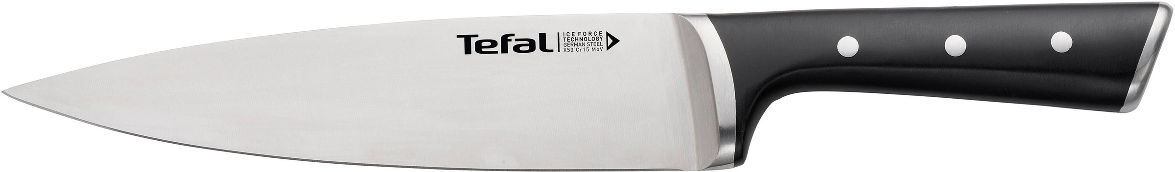 Tefal Pfannen-Set »Unlimited Ice Force«, Aluminium, (Set, 5 tlg., je 1 Pfanne Ø 24/28 cm, Wok Ø 28 cm, Kochmesser, Bratwender), kratzfeste Antihaftversiegelung, Thermo-Signal, inkl. Zubehör