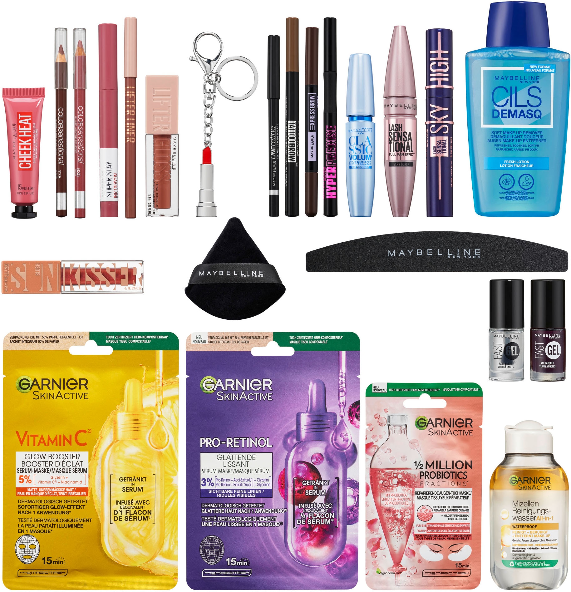 MAYBELLINE NEW YORK Kosmetik-Adventskalender »Maybelline New York Adventskalender 24-Türer 2025« ab 13 Jahren