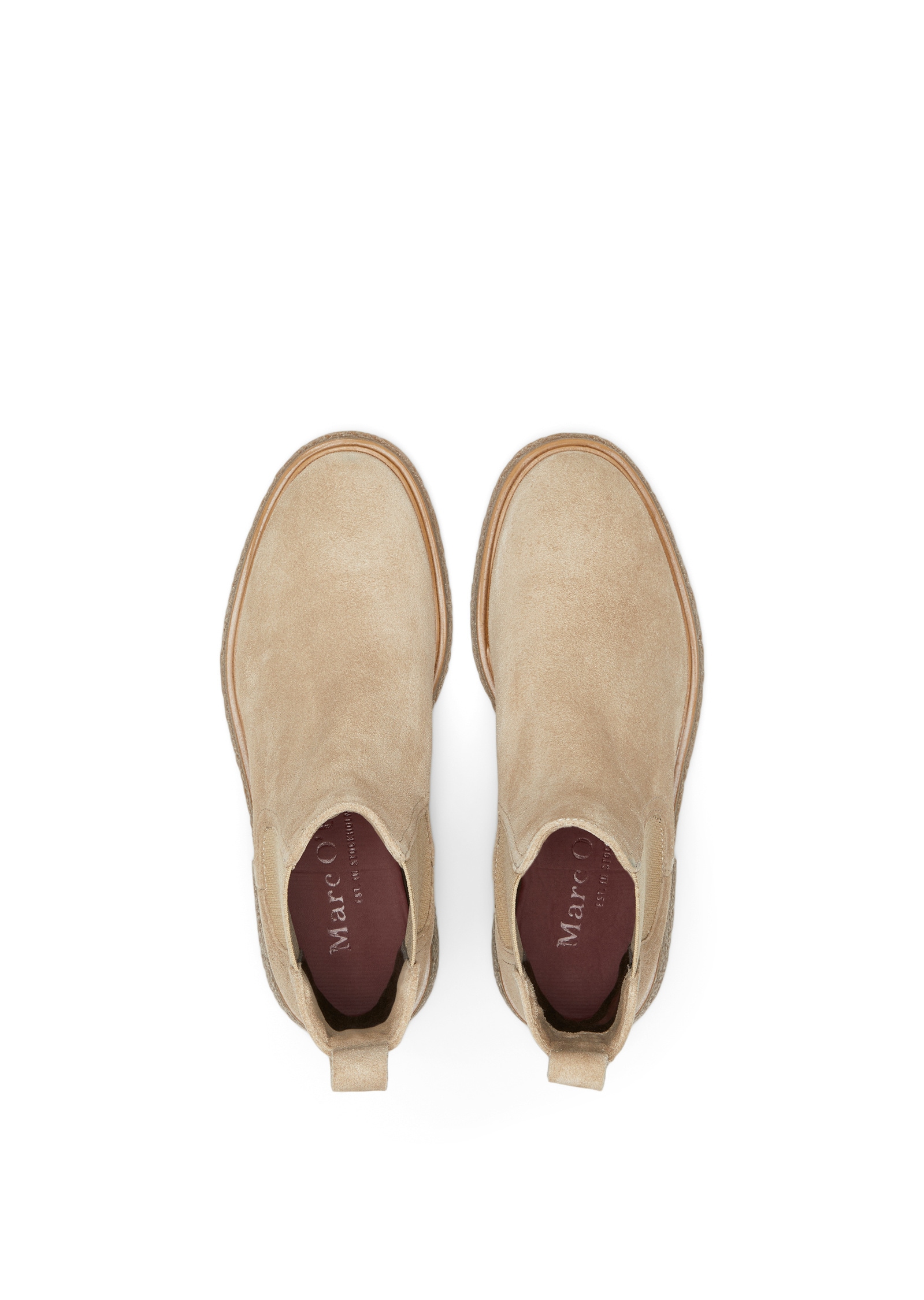 Marc O'Polo Chelseaboots »aus weichem Veloursleder«