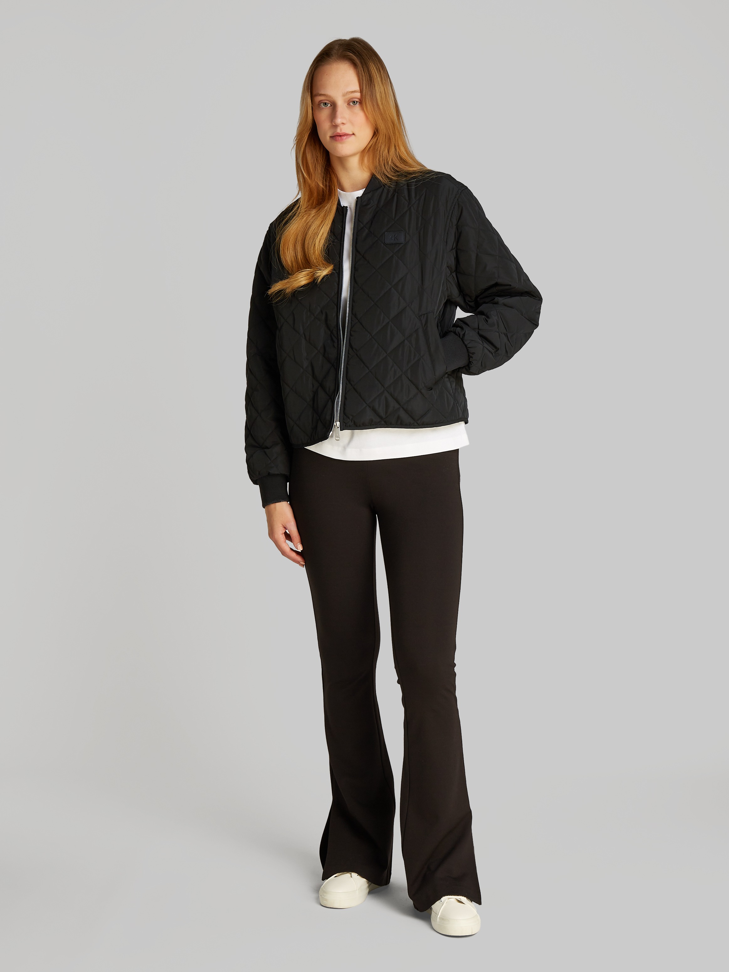 Thumbnail - Calvin Klein Jeans Bomberjacke "LW QUILTED JACKET", mit Logodruck, mit Steppmuster