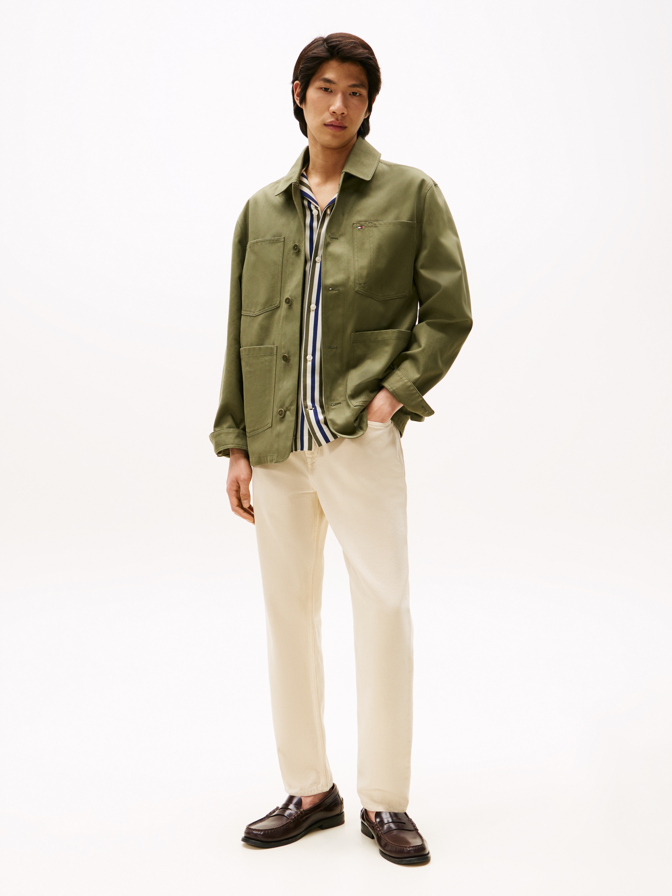Tommy Hilfiger Tapered-fit-Jeans »HARLEM Tapered Fit«, in grauer Waschung