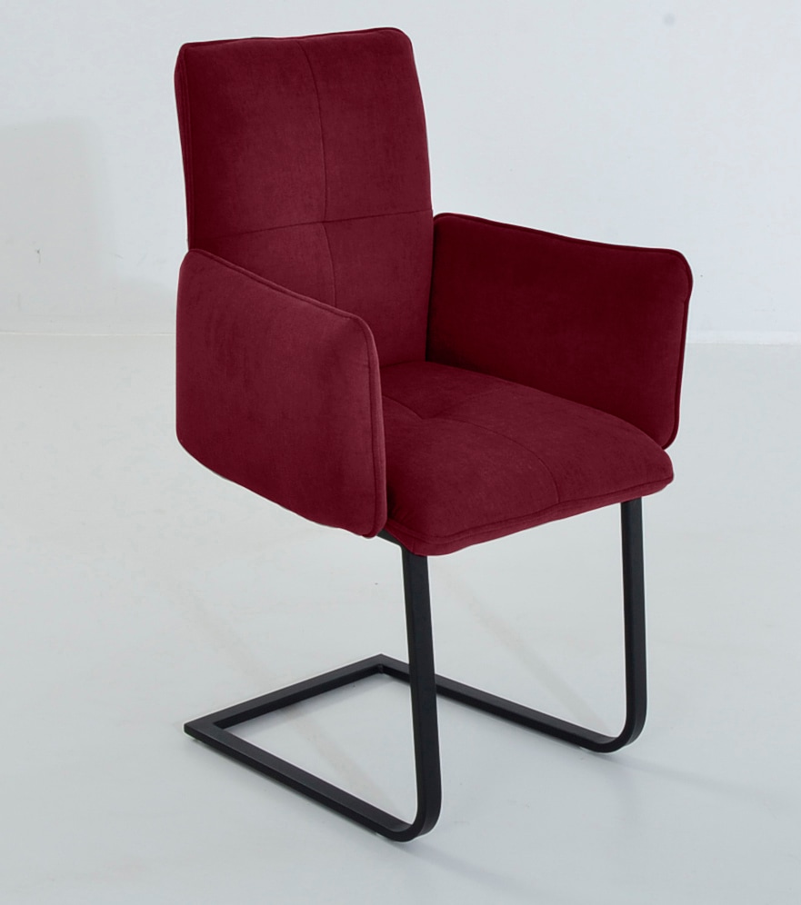 K+W Komfort & Wohnen Freischwinger "6502" () Freischwinger mit Armlehnen, F günstig online kaufen