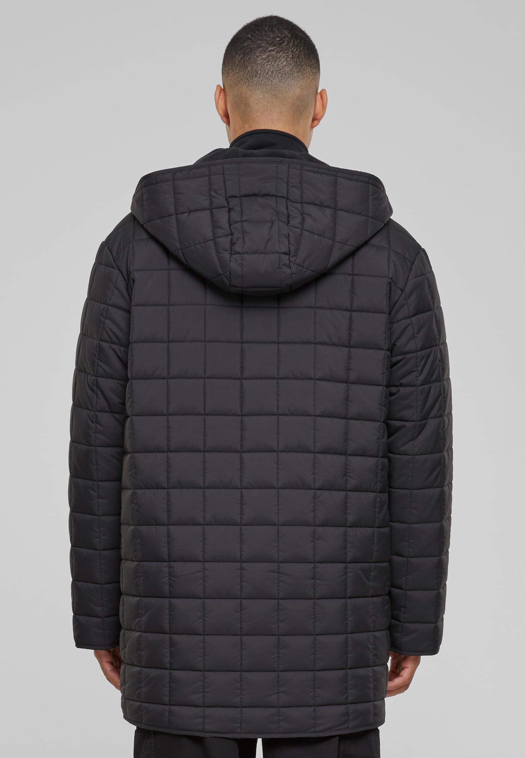 URBAN CLASSICS Winterjacke »Urban Classics Herren Polar Fleece Lined Parka«, (1 St.), mit Kapuze