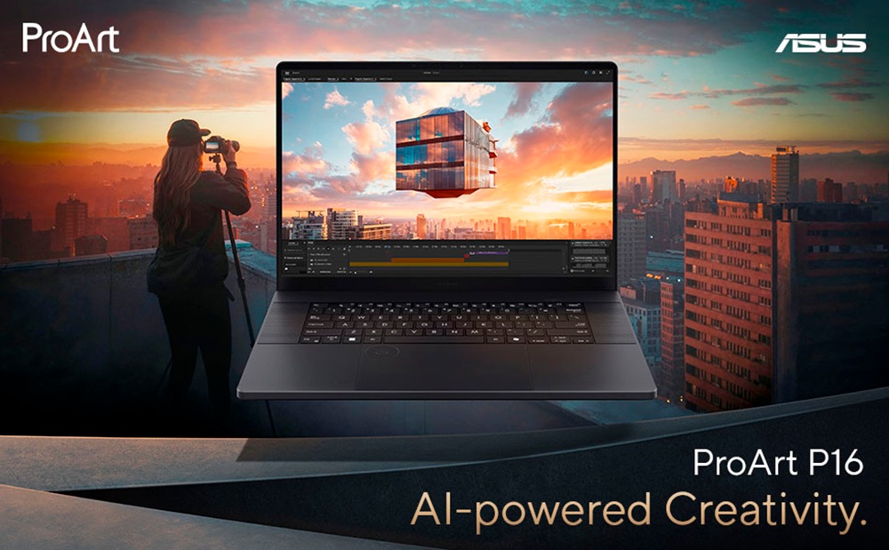 Asus Notebook »ProArt P16 H7606WV-ME070W«, 40,6 cm, / 16 Zoll, AMD, Ryzen™ AI 9, GeForce RTX 4060, 2000 GB SSD