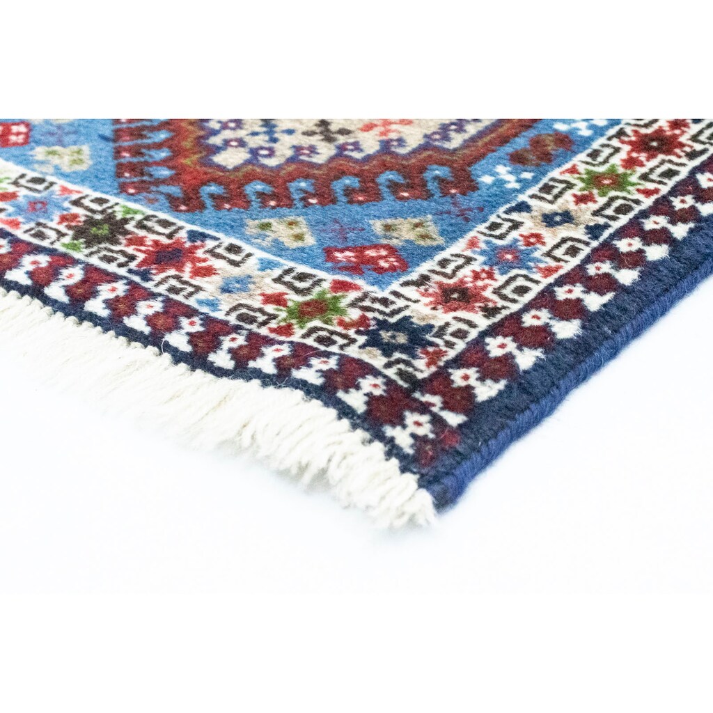 morgenland Wollteppich »Yalameh Teppich handgeknüpft mehrfarbig«, rechteckig