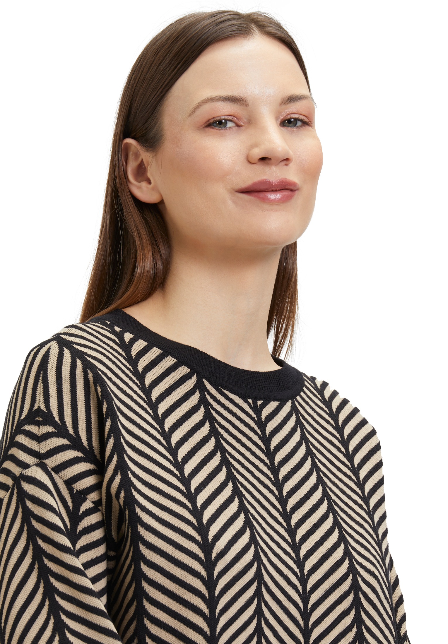 Betty&Co Strickpullover "Betty & Co Damen Strickpullover mit Jacquard", (1 günstig online kaufen