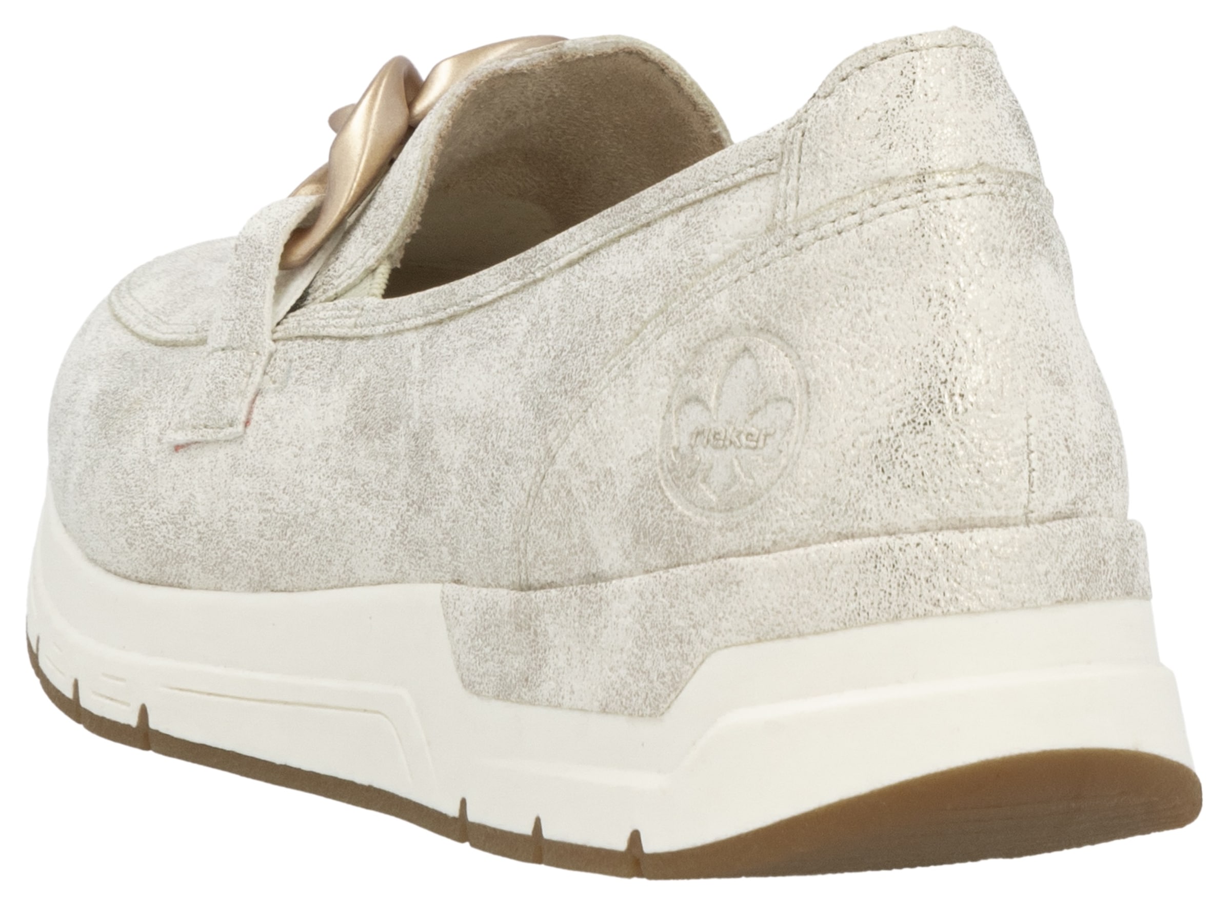 Thumbnail - Rieker Loafer, Slipper, Slip-on Sneaker, Halbschuh mit modischer Zierkette