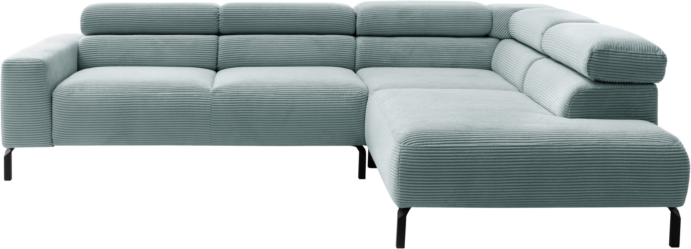 Places of Style Ecksofa "Antonelli, L-Form, inkl. Kopfteilverstellung, Brei günstig online kaufen