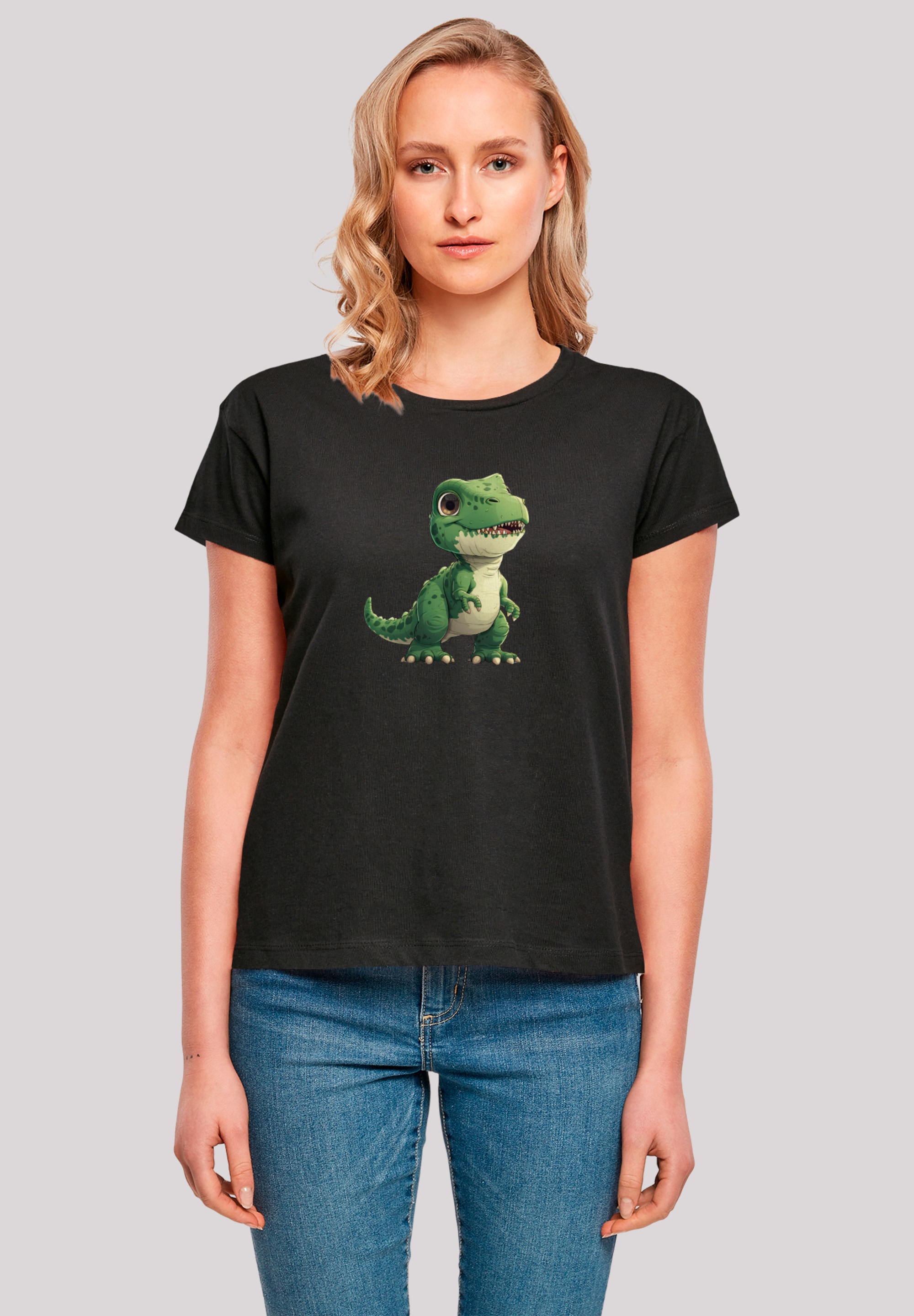F4NT4STIC T-Shirt "Süßer grüner Dino", Premium Qualität günstig online kaufen
