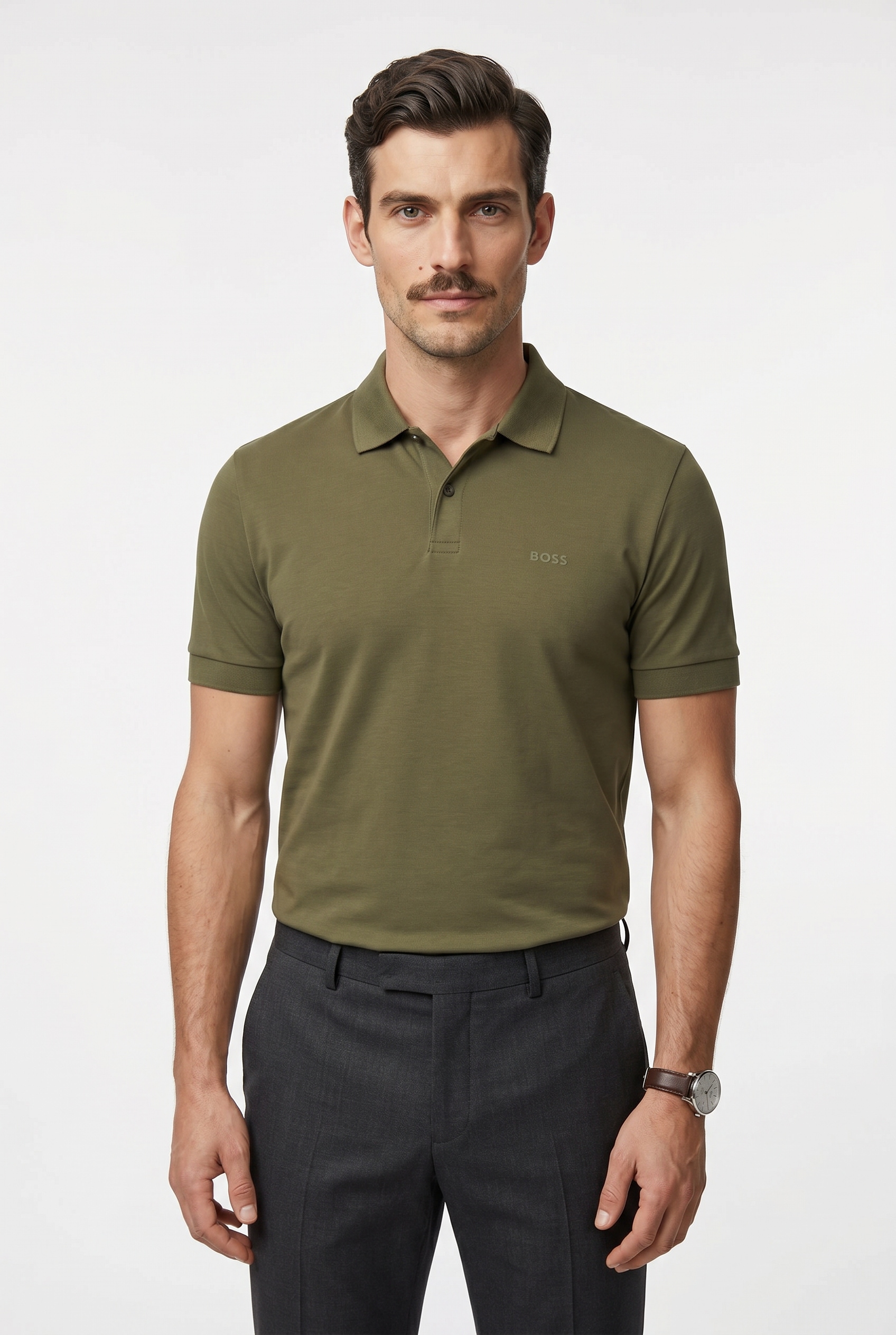 BOSS GREEN Poloshirt "Pio 2 Jersey Regular Fit" Cotton Jersey Polo, pflegeleicht 100% Baumwolle