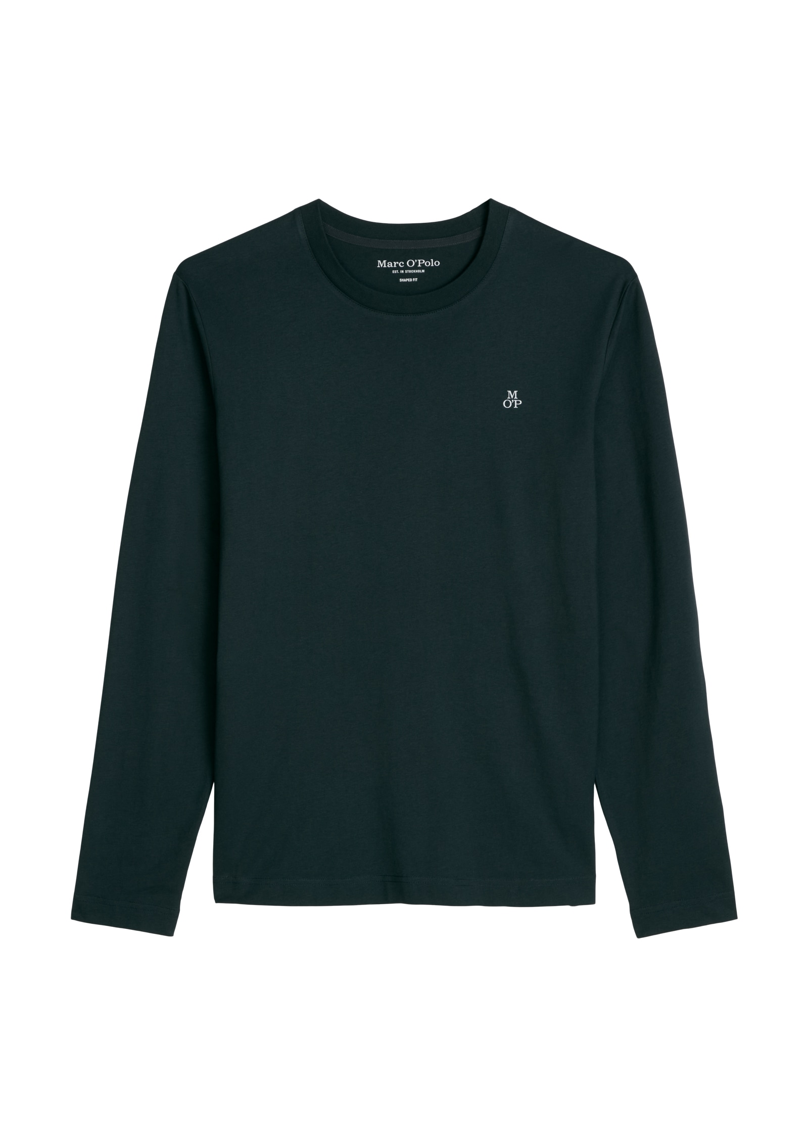 Marc OPolo Longsleeve shaped aus reiner Bio-Baumwolle