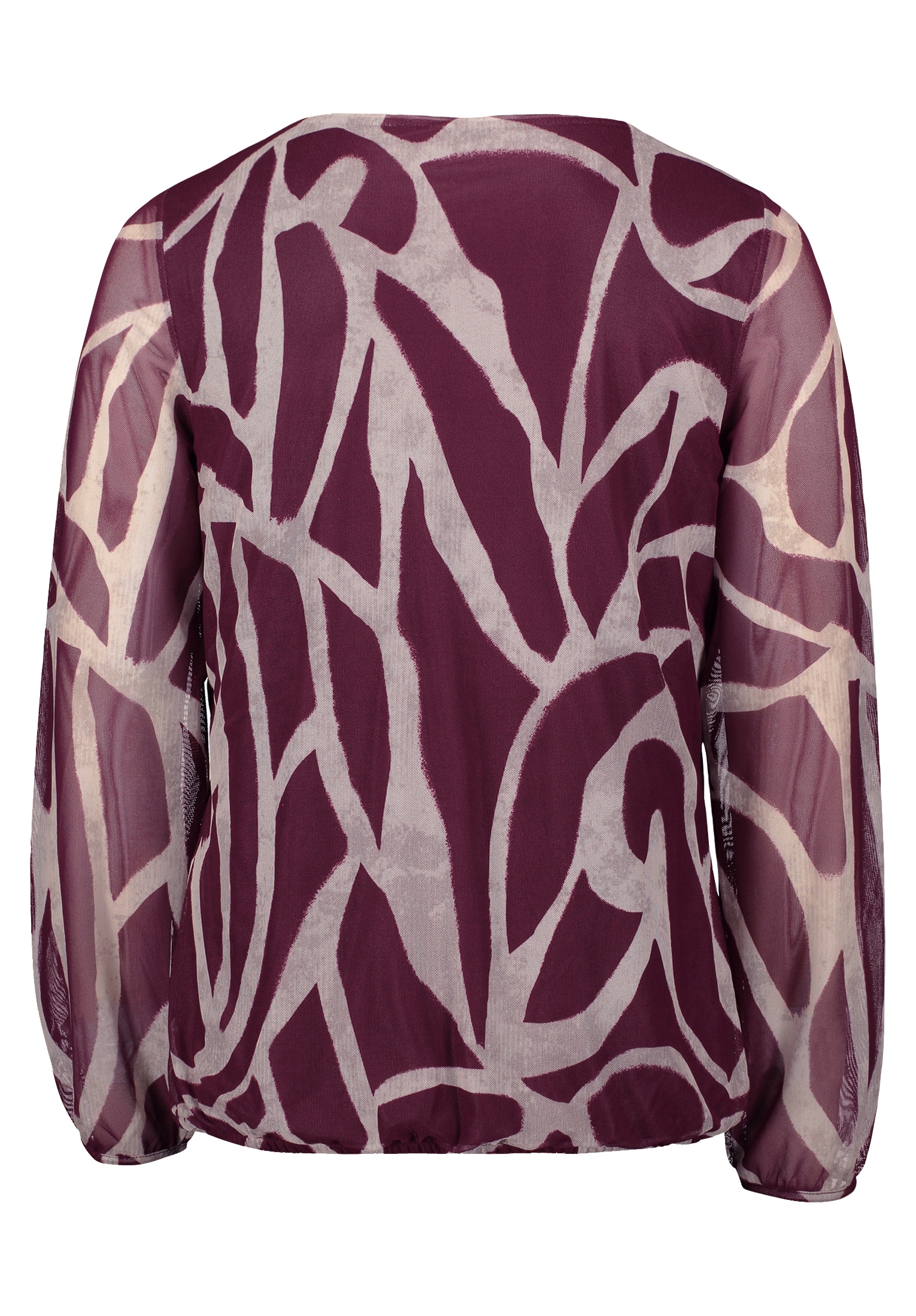 Betty&Co Kurzarmshirt »Betty & Co Damen Mesh-Shirt mit Gummizug«, (1 tlg.)