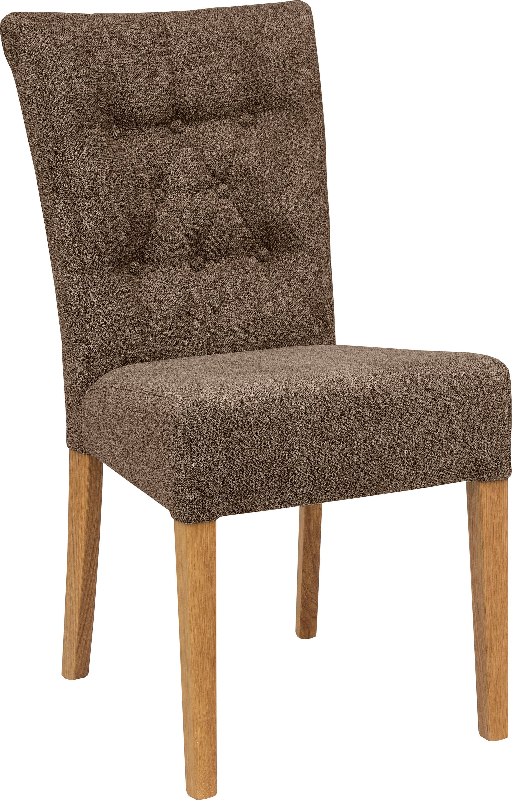 Home affaire Polsterstuhl »Queen«, (Set), 4 St., Feinstruktur, Esszimmerstuhl mit Knopfheftung, 2er, 4er oder 6er-Set