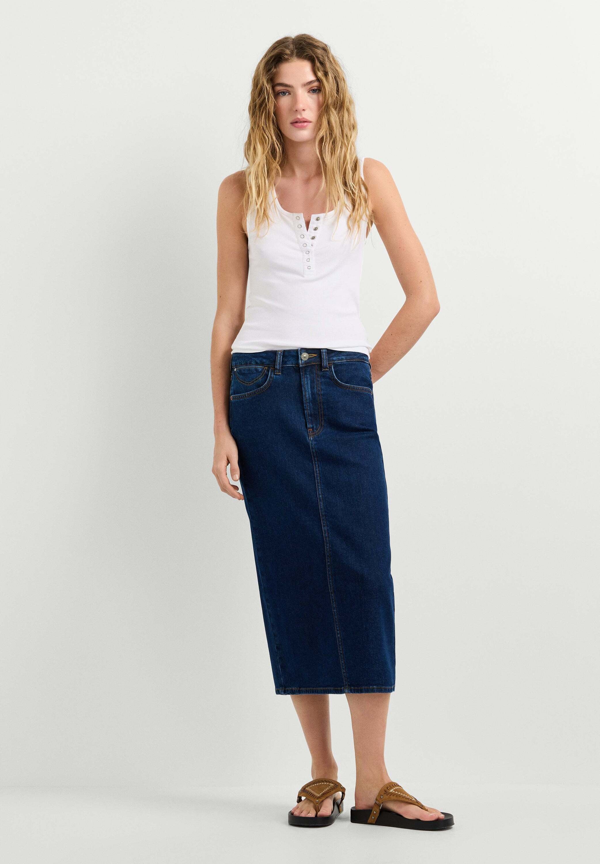 Pepe Jeans A-Linien-Rock »skirt WILLA MIDI SKIRT«