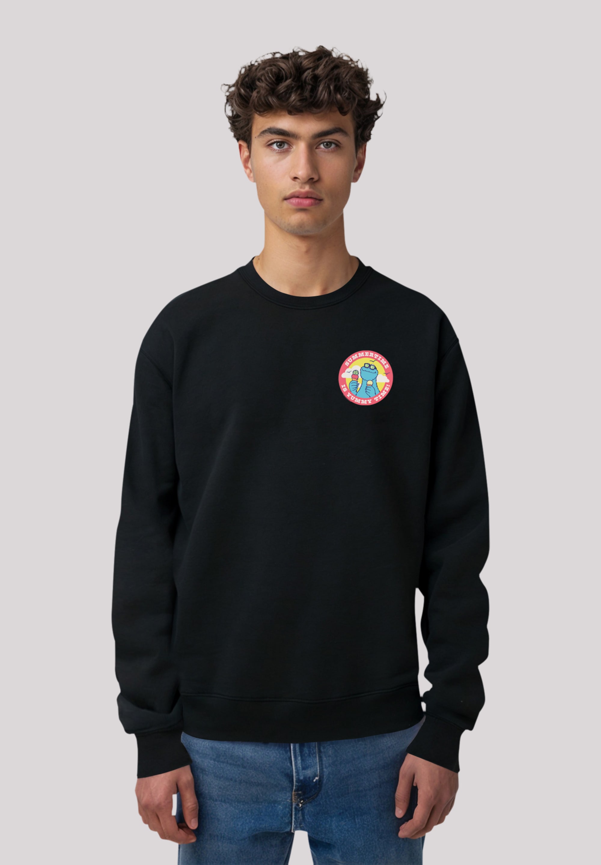 F4NT4STIC Sweatshirt "Sesamstraße Cookie Monster Yummy", Premium Qualität günstig online kaufen