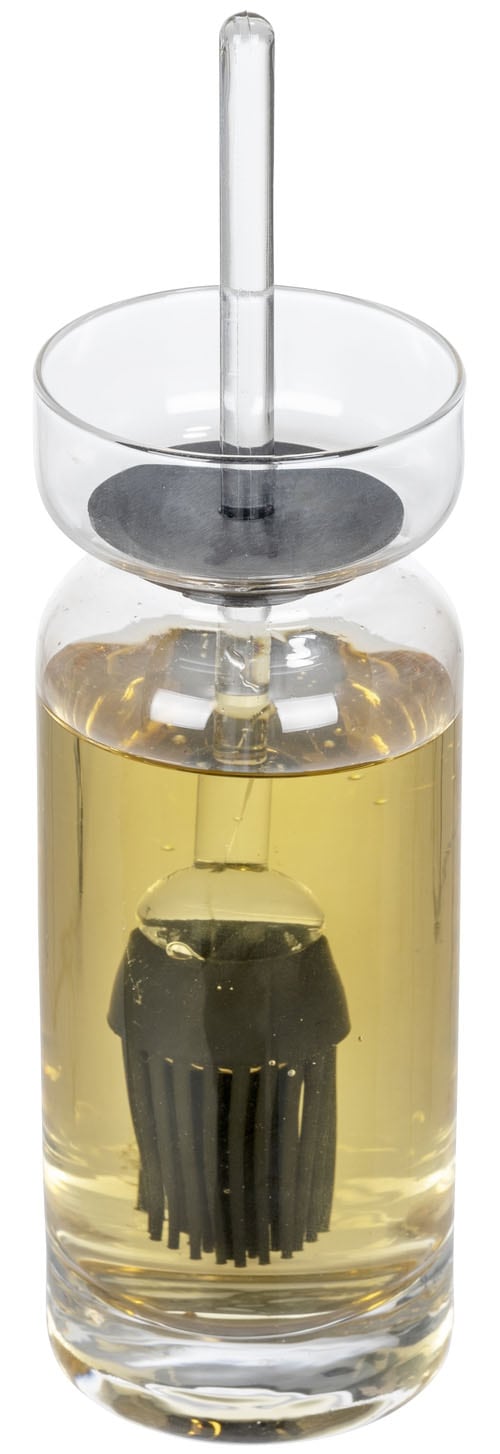WENKO Marinadenpinsel »Modell Marta« Marinadenglas mit Silikonpinsel, ideal beim Kochen & am Grill