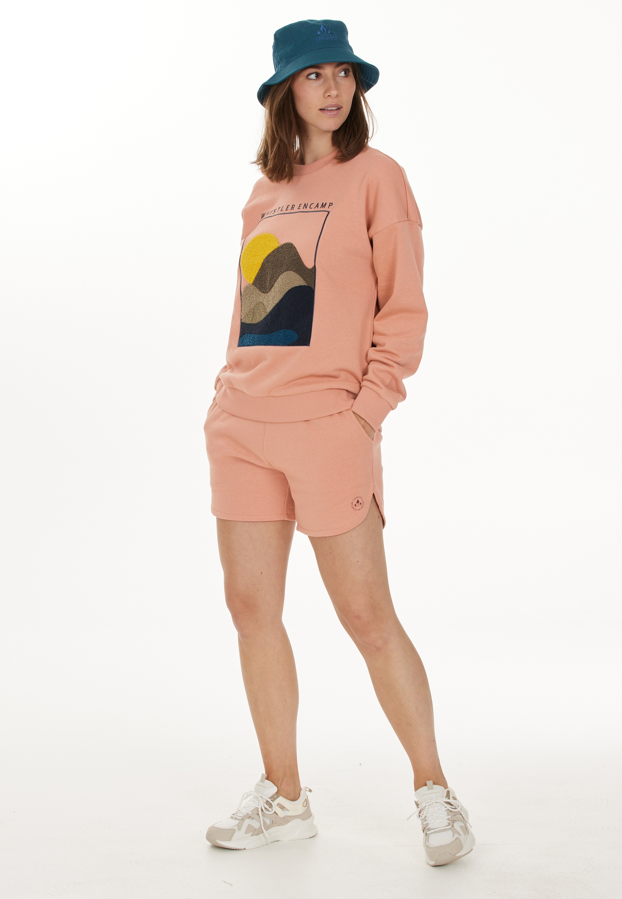 WHISTLER Sweatshirt »Natura«, mit einzigartiger texturierter Grafik