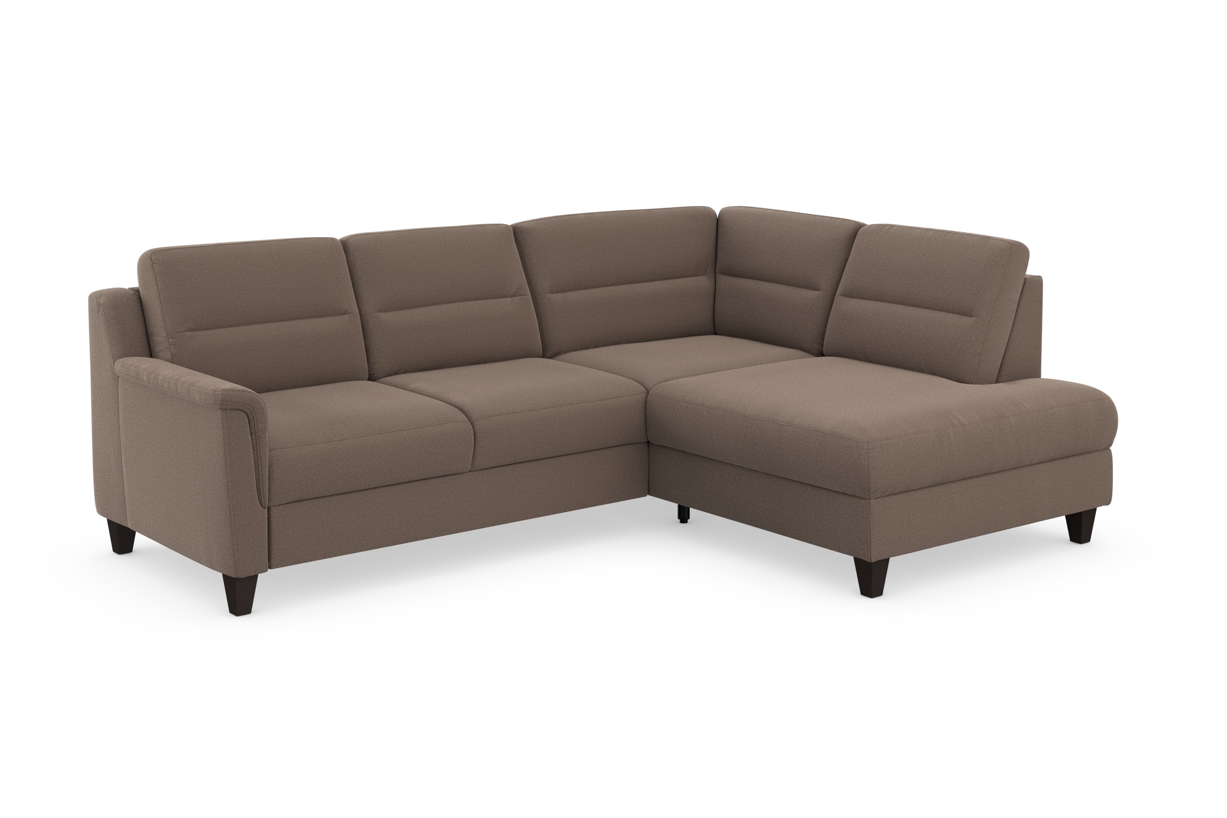 sit&more Ecksofa »Farö L-Form«, inklusive Federkern, wahlweise mit Bettfunktion und Bettkasten