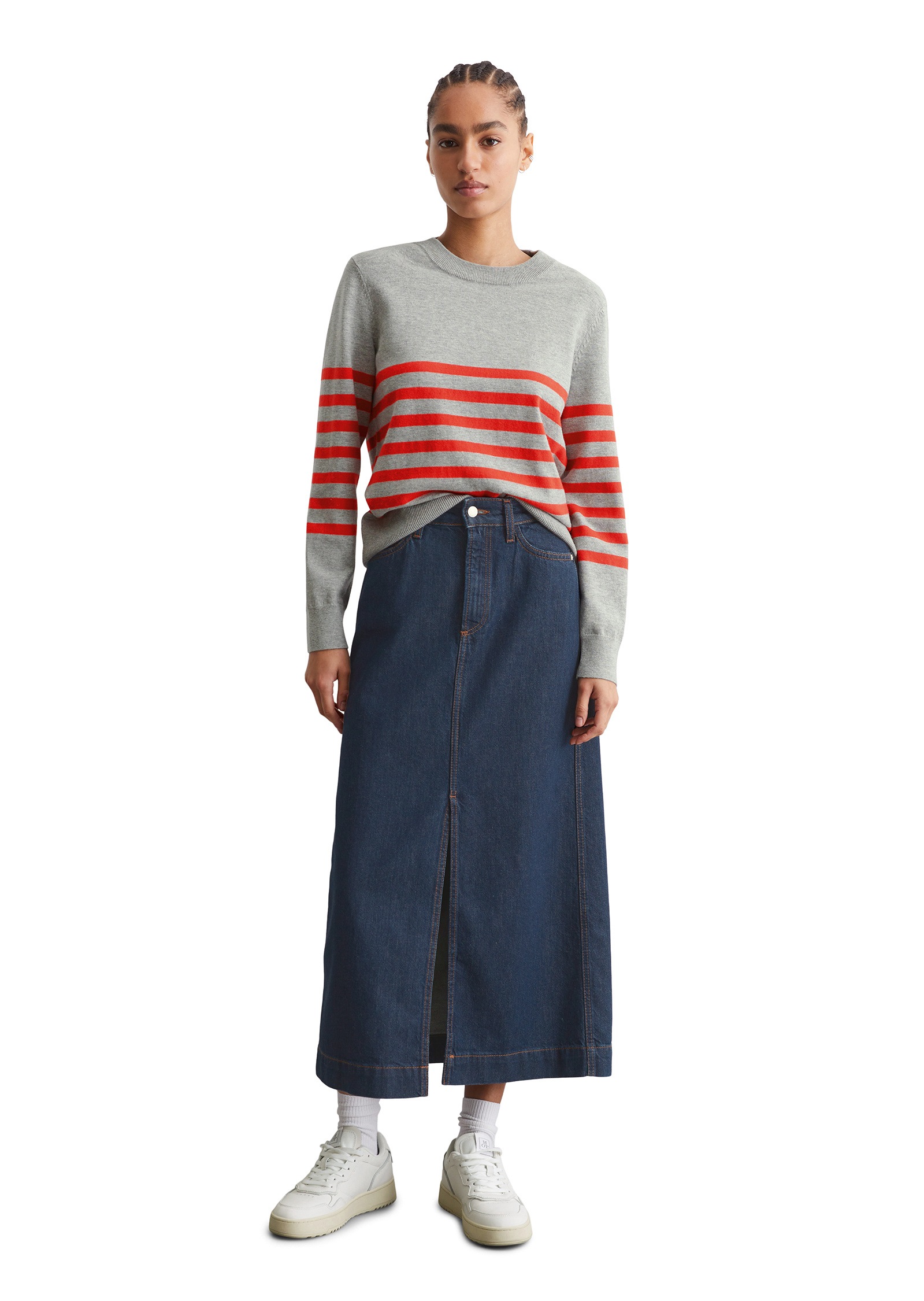 Marc O'Polo DENIM Strickpullover »aus Soft Cotton Stretch«