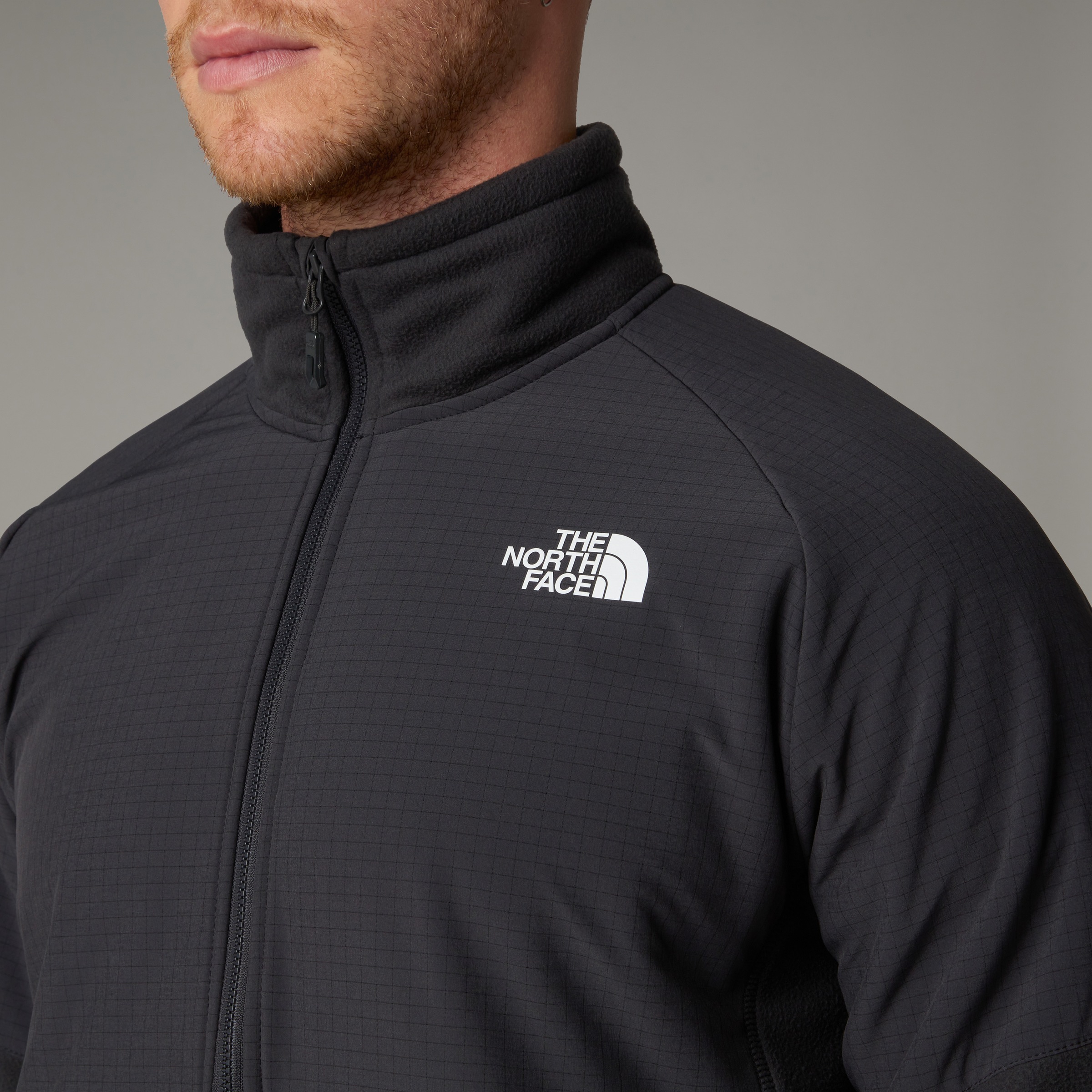 Thumbnail - The North Face Fleecepullover "M GLACIER HEAVYWEIGHT 1/2 ZIP", 1 Stk. sportlicher Stil, hochrschließender Kragen mit Rei...