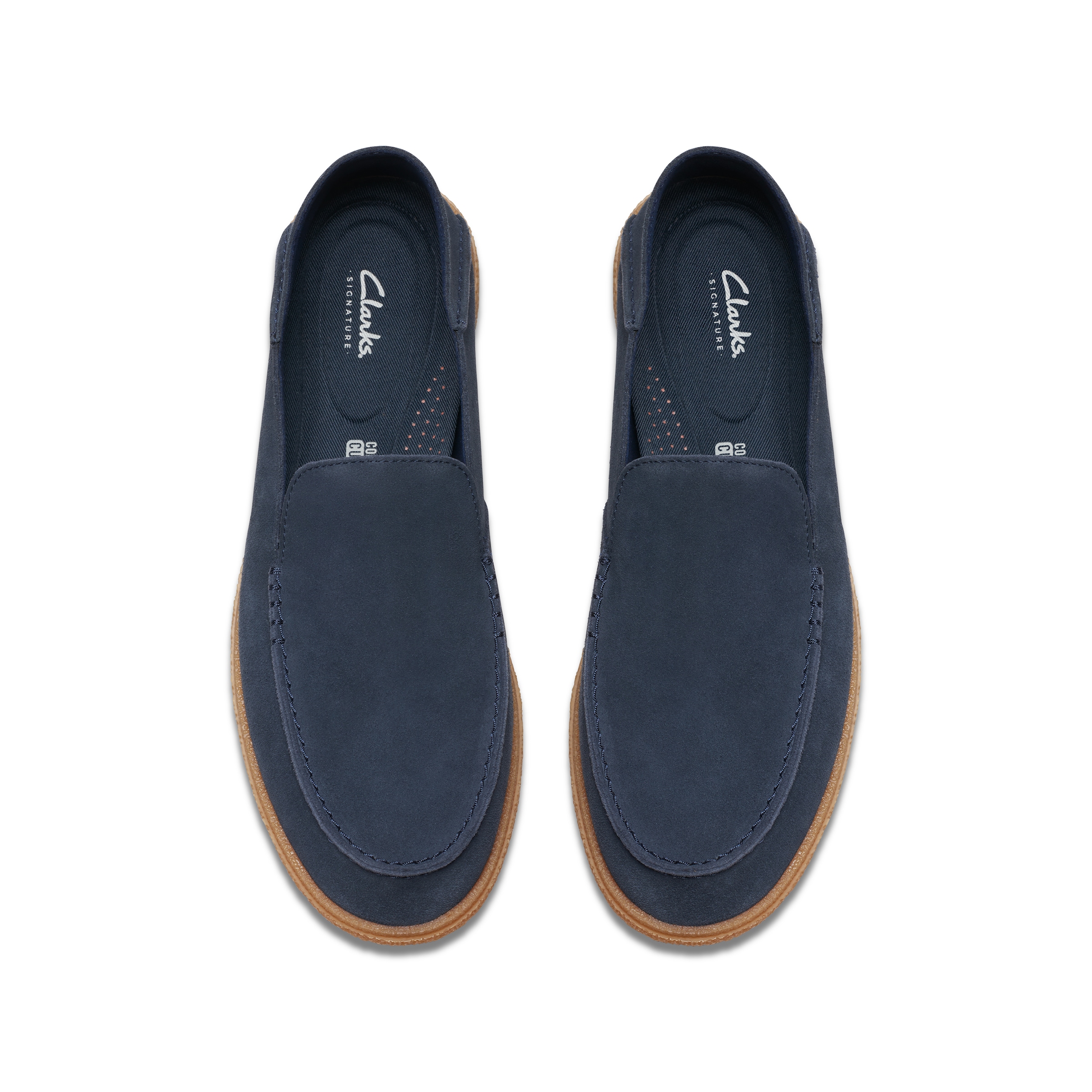 Clarks Slipper »Clarkbay Step«, Loafer, Mokassin, Pennyloafer mit herausnehmbarem Fußbett