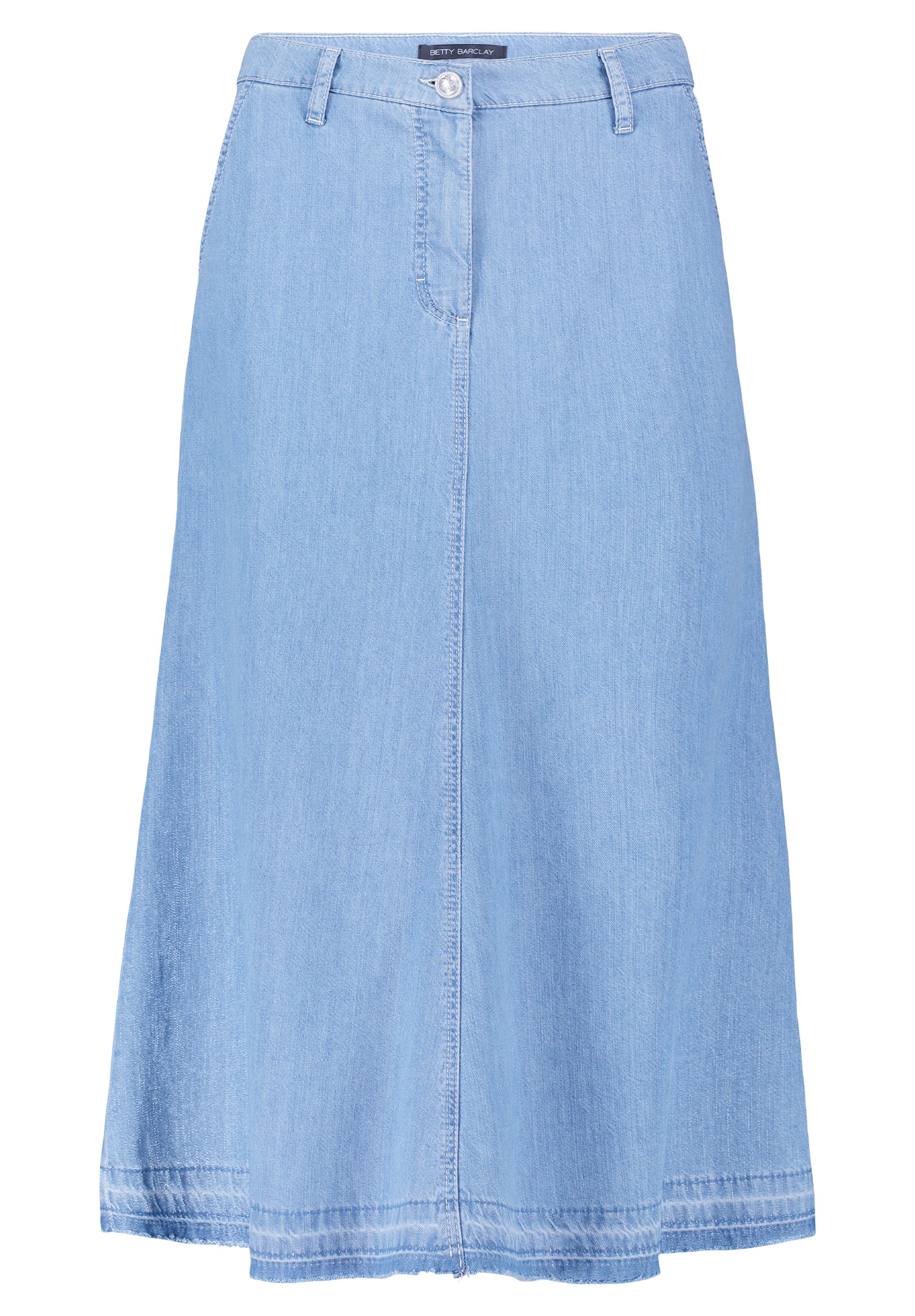 Betty Barclay Midirock "Damen Jeansrock mit offenem Saum" Form günstig online kaufen