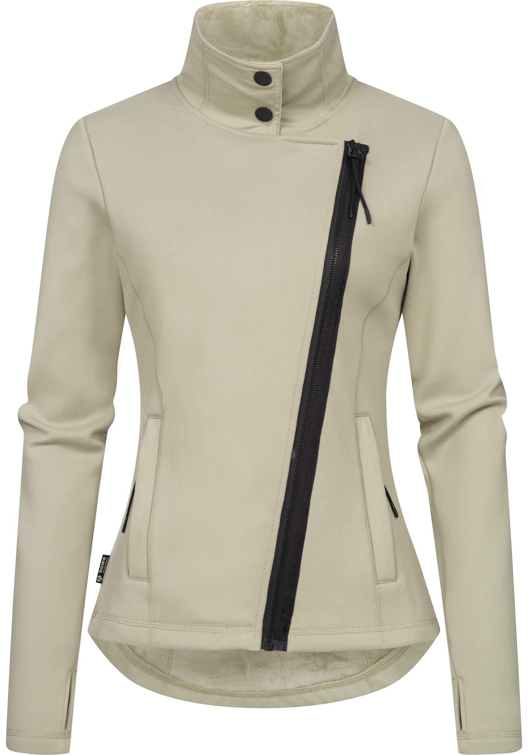 Ragwear Sweatjacke »Saskie«, Modische Damen Kapuzenjacke mit kuschlig weichem Innenfutter