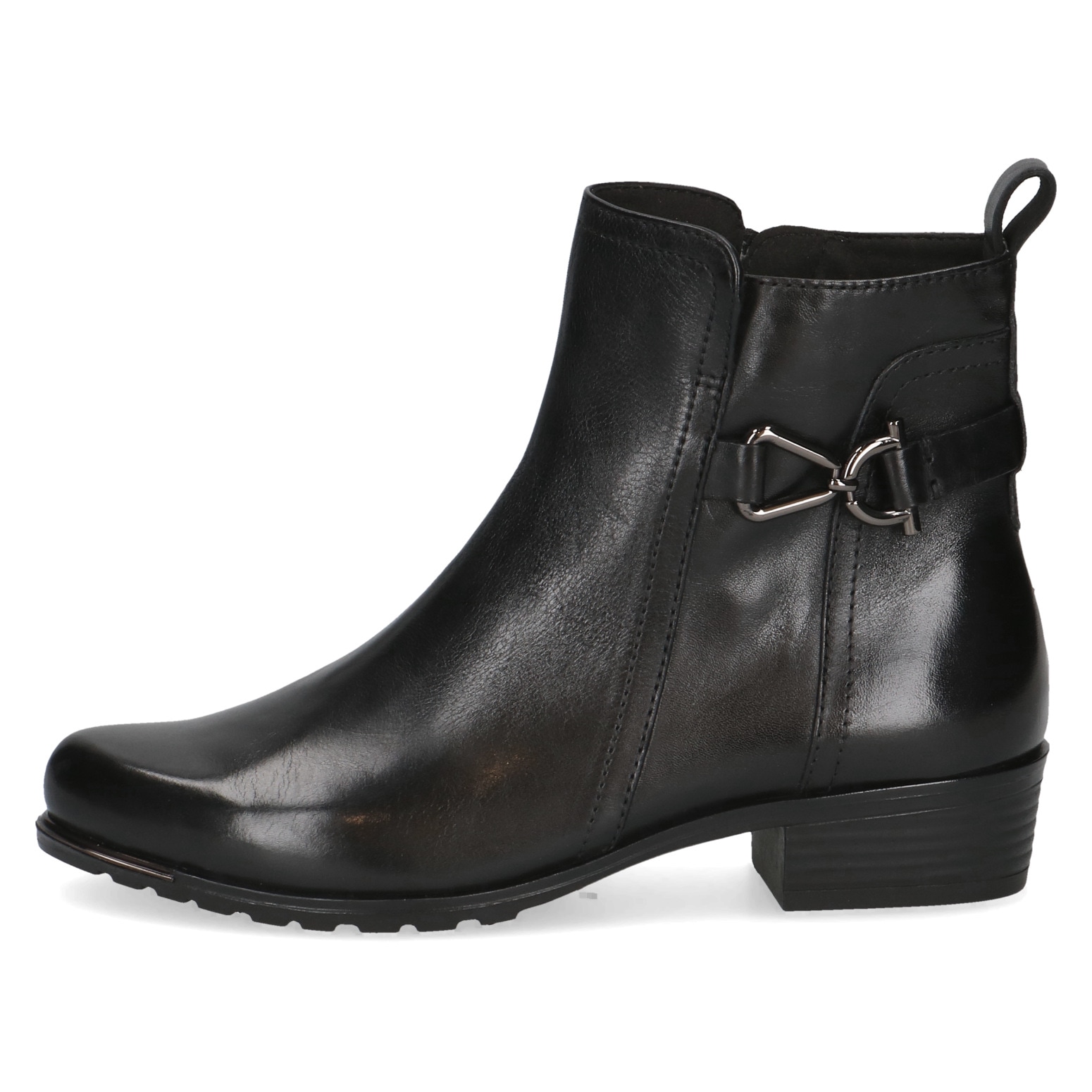 Caprice Stiefelette, Blockabsatz, Businessschuh, Boots mit hübschem Zierelement