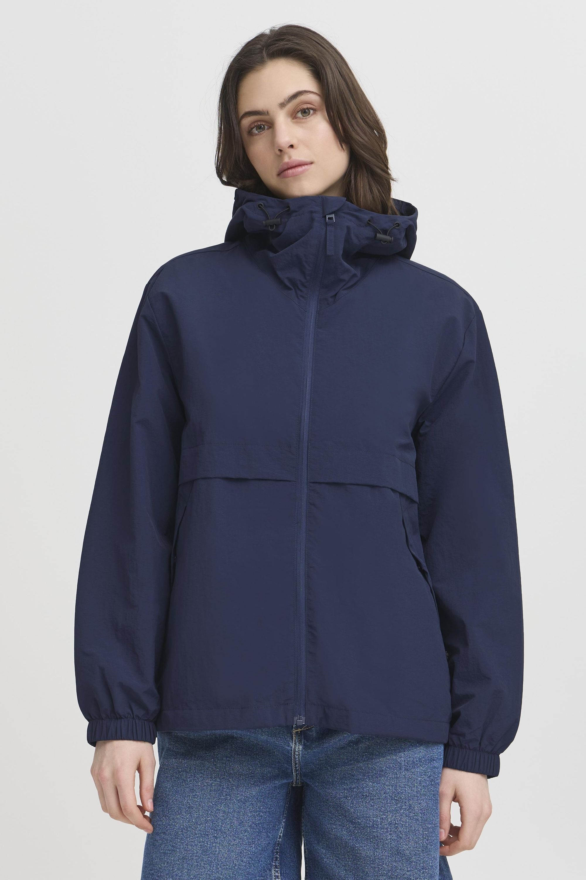 OXMO Windbreaker OXVISAM Jacket Blue Size L 2