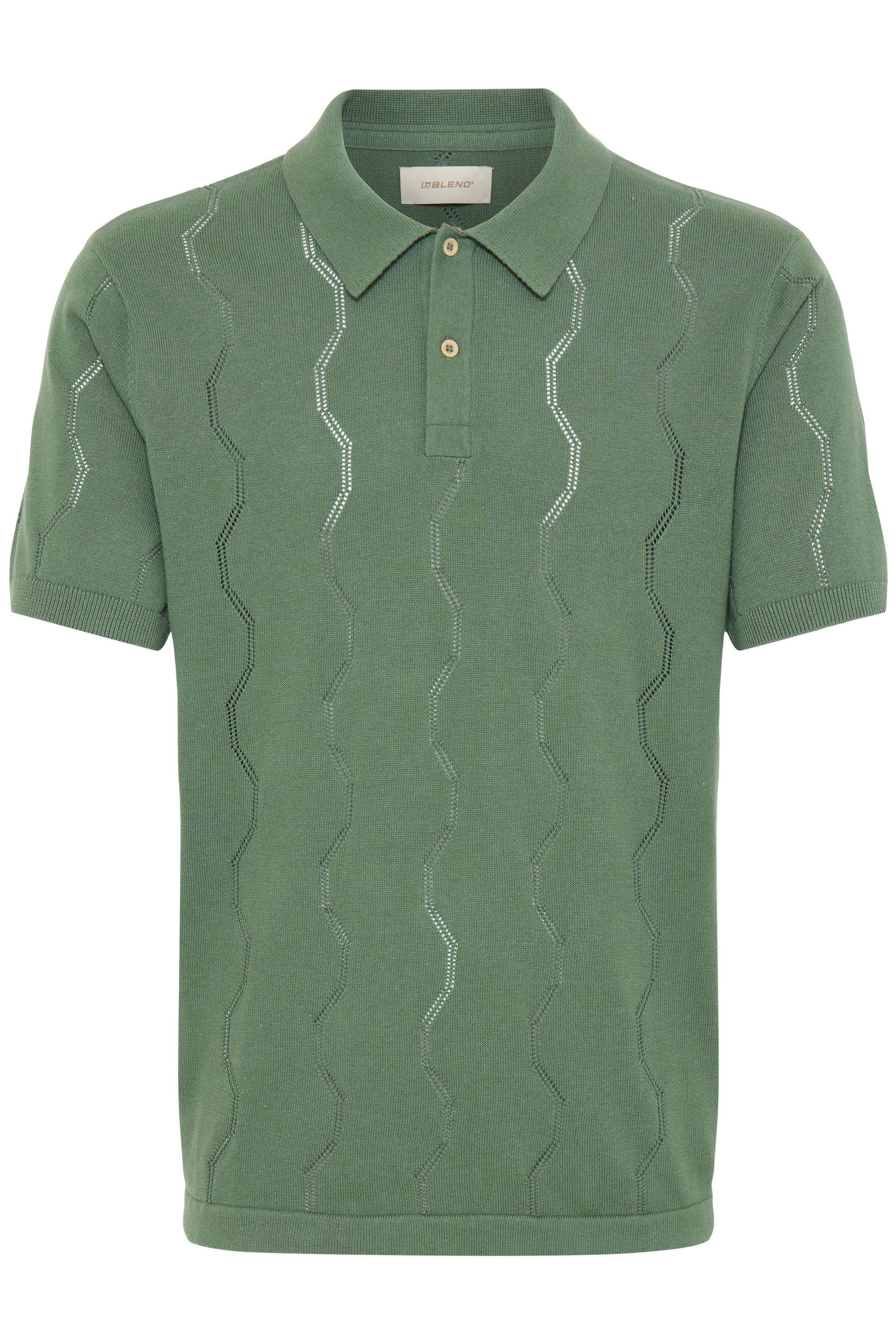 Blend Poloshirt "BHDuran Knit" Modernes Poloshirt mit Lochstrickmuster günstig online kaufen