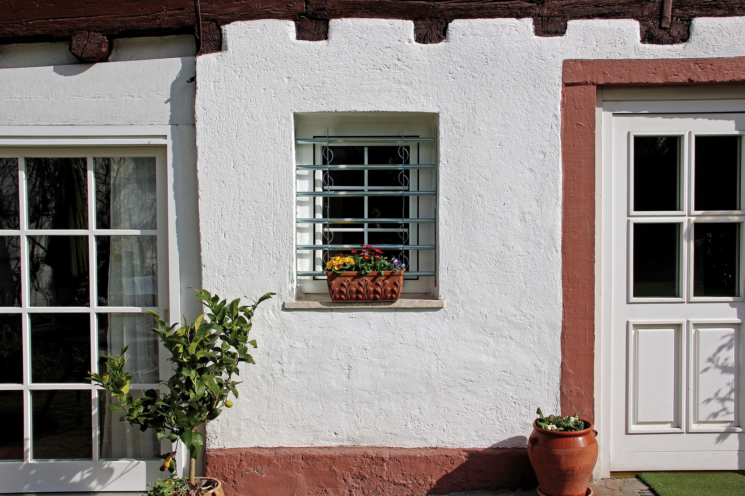 Alberts Fensterschutzgitter »Secorino Style«, Breite ausziehbar 50-65 cm, versch. Höhen