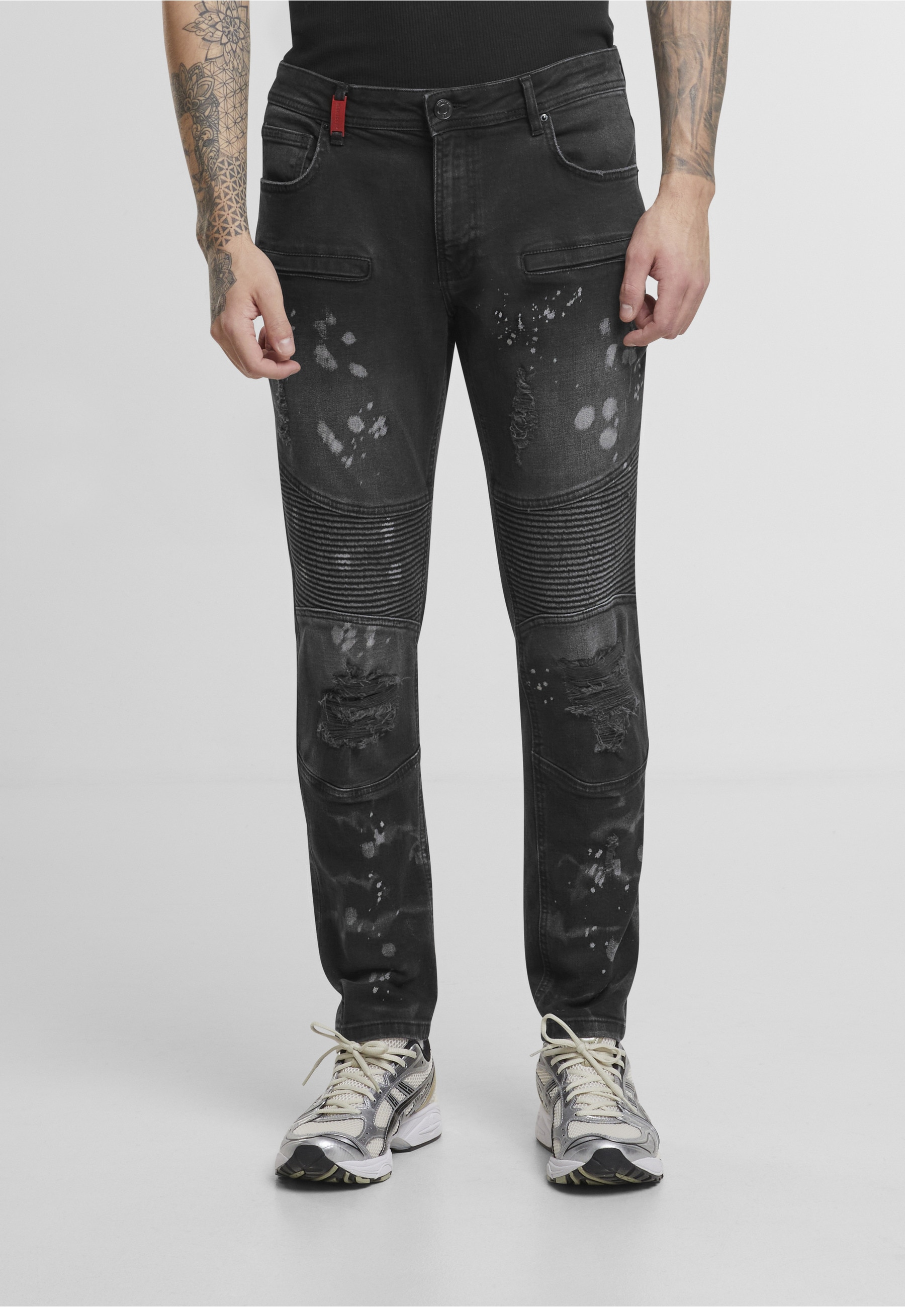 2Y Premium Bequeme Jeans »2Y Premium 2Y SANTI BIKER SLIM FIT JEANS«