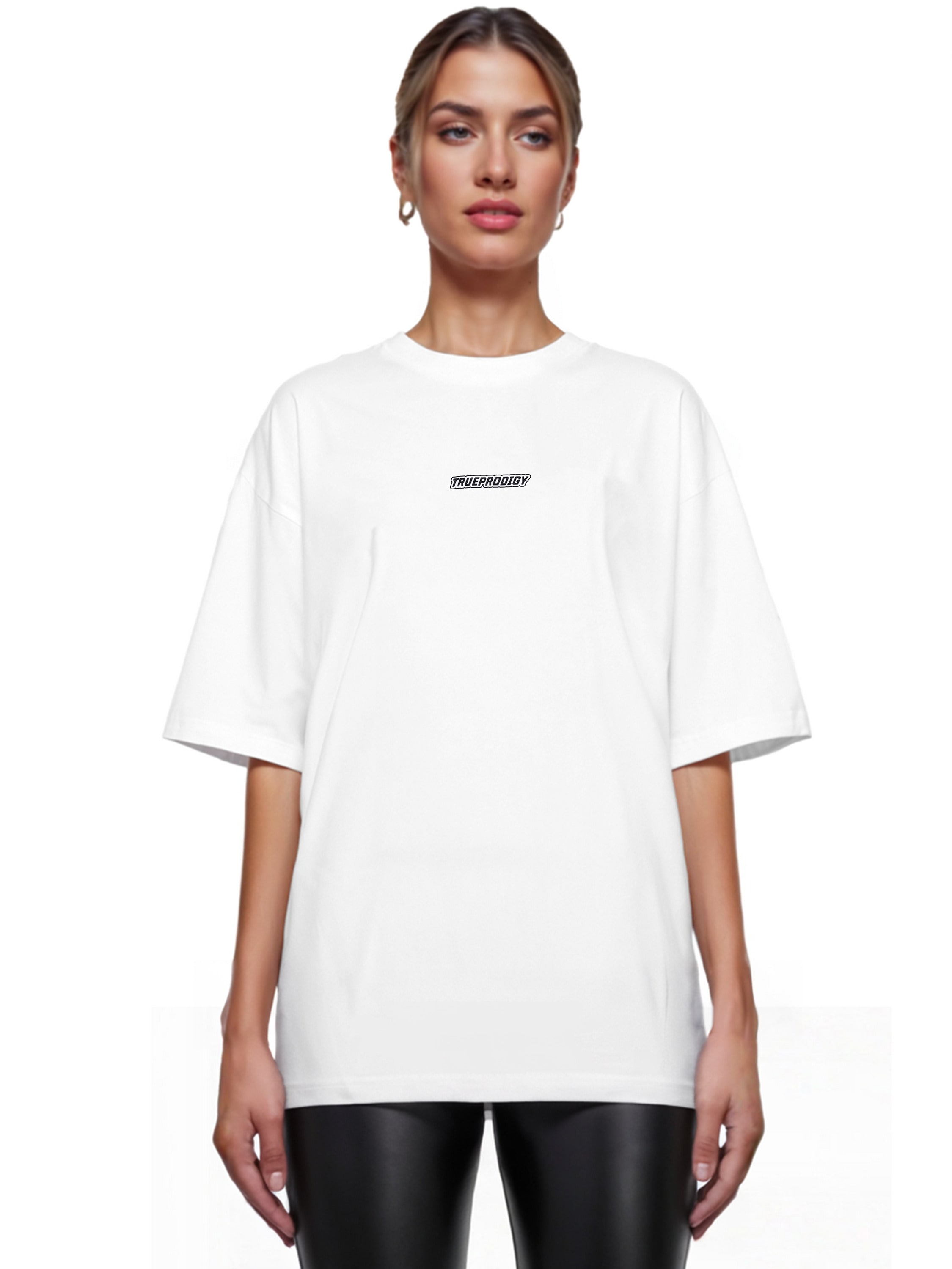 trueprodigy Oversize-Shirt »Eden F Logo Print Oversized Rundhals«