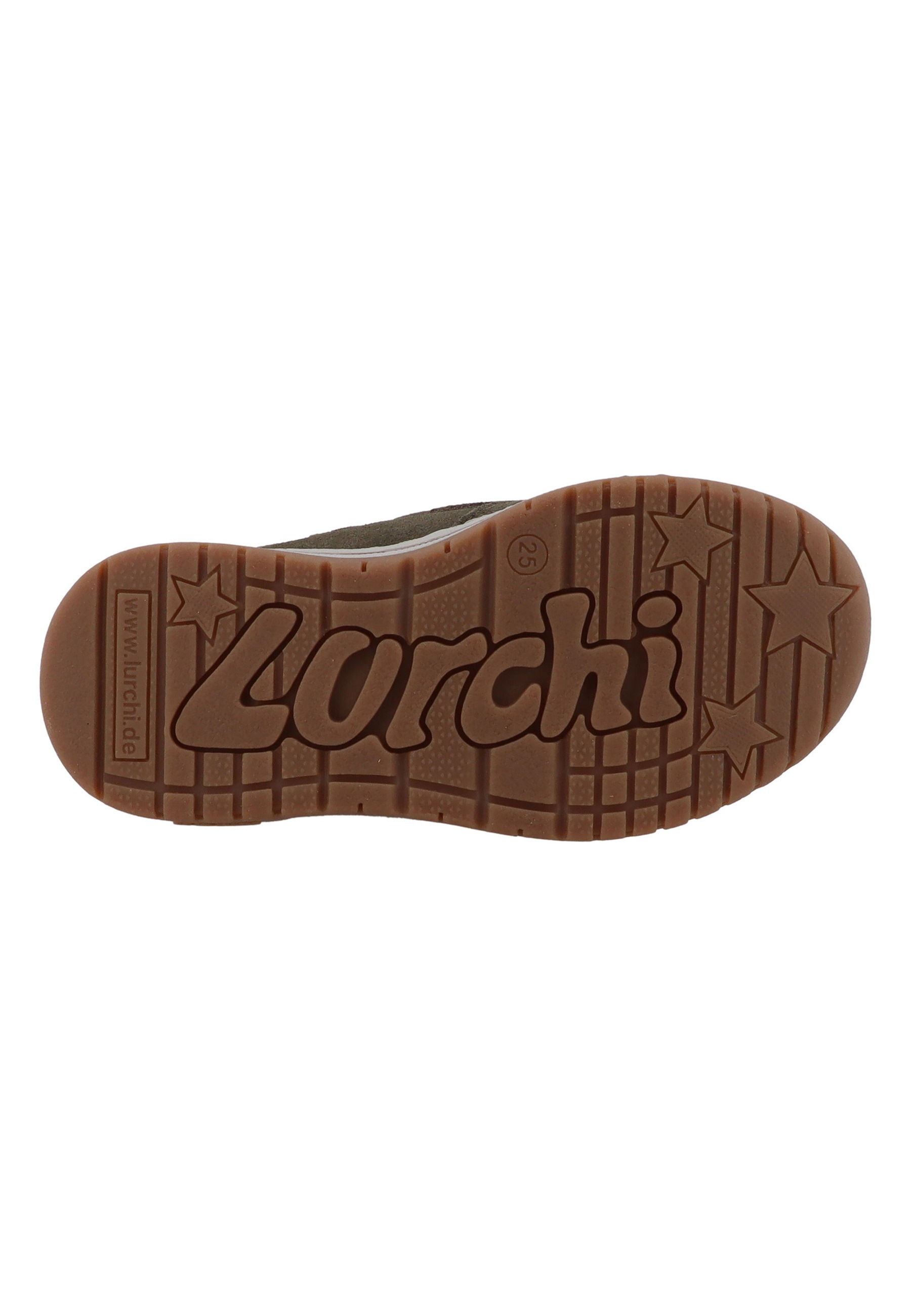 Lurchi Balduin-TEX Kinder Trainingsschuh Dunkeloliv Leder Gr. 27 3