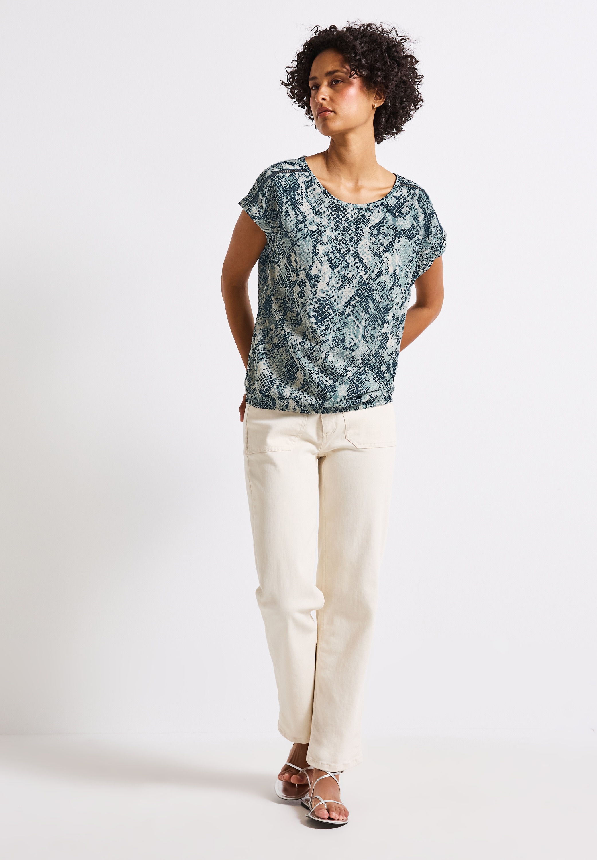 STREET ONE Blusentop, aus softer Viskose