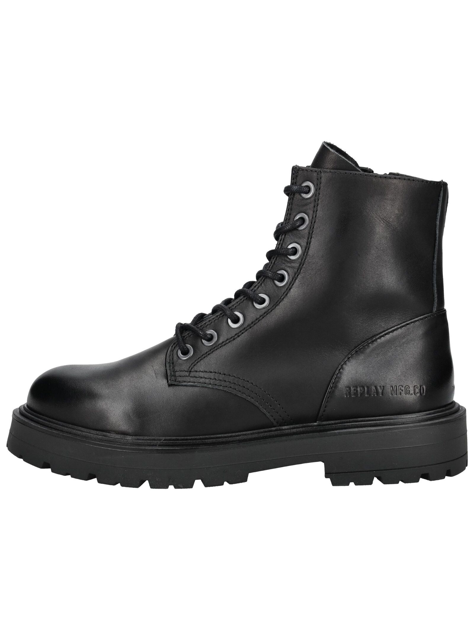 Replay Schnürstiefelette "Replay Stiefelette Leder" günstig online kaufen