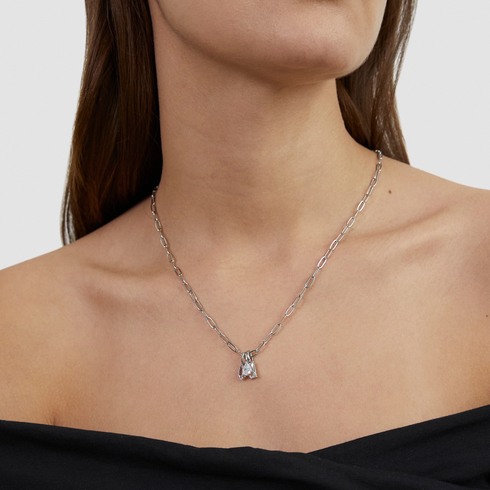 s.Oliver Kette mit Anhänger »Elegant Stones« mit Zirkonia (synth.)