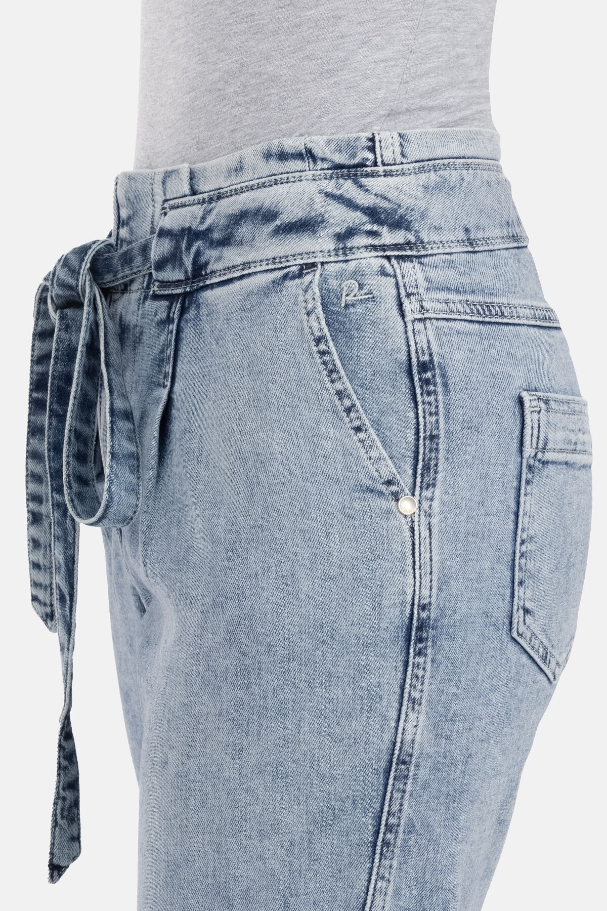 Recover Pants 5-Pocket-Jeans »Bea«, mit Stoffgürtel