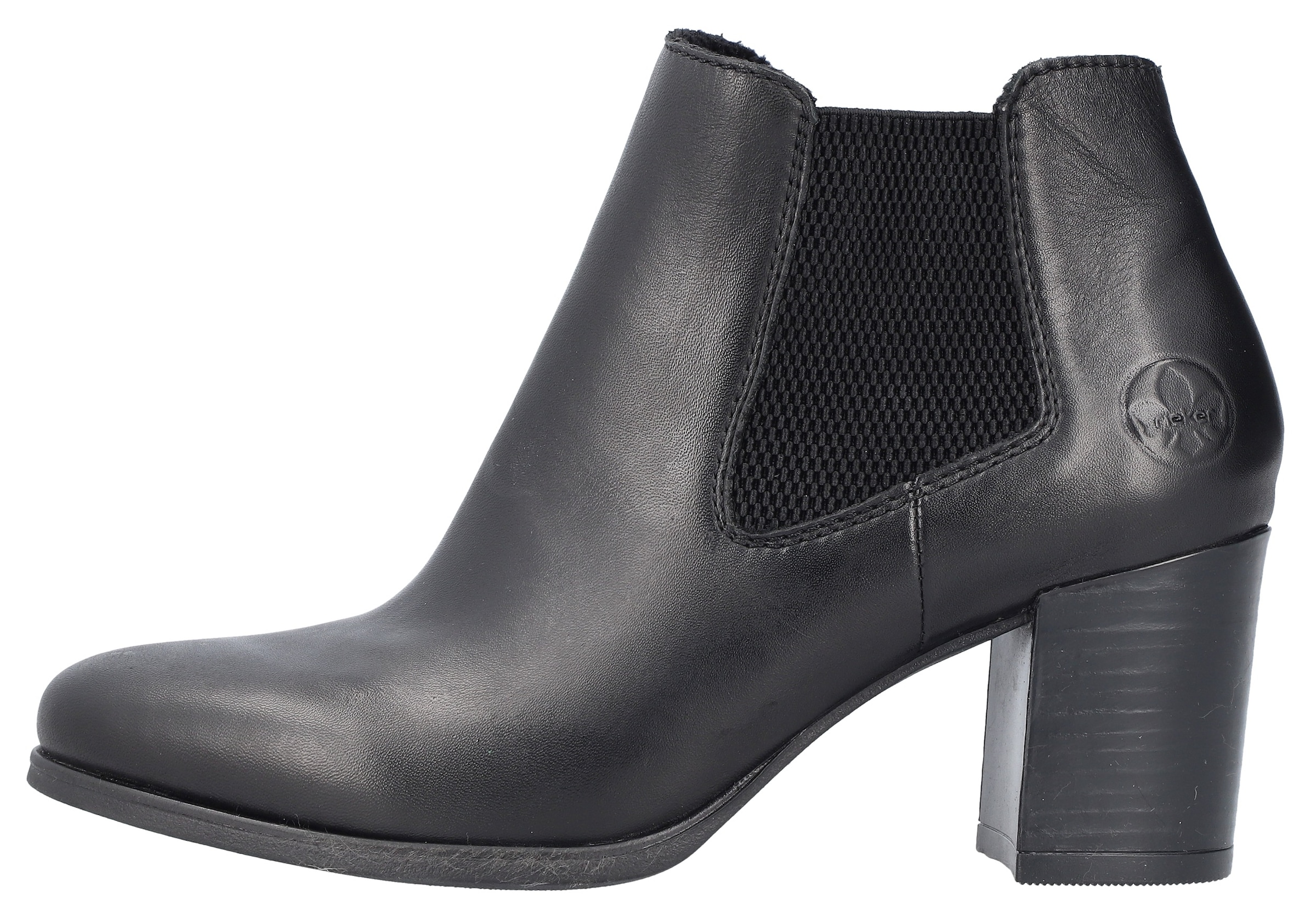 Rieker Cowboy Stiefelette, Westernstiefelette, Stiefelette, Blockabsatz, schmale Form