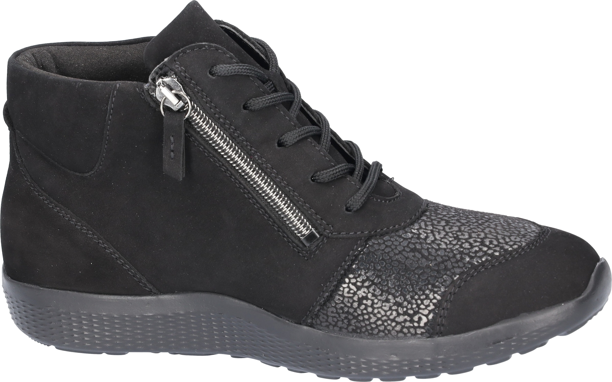 Waldläufer Schnürboots »M-IRA-Soft«  , Bequemschuh, Reißverschlüsse, in Komfortweite M (=extrabreit)