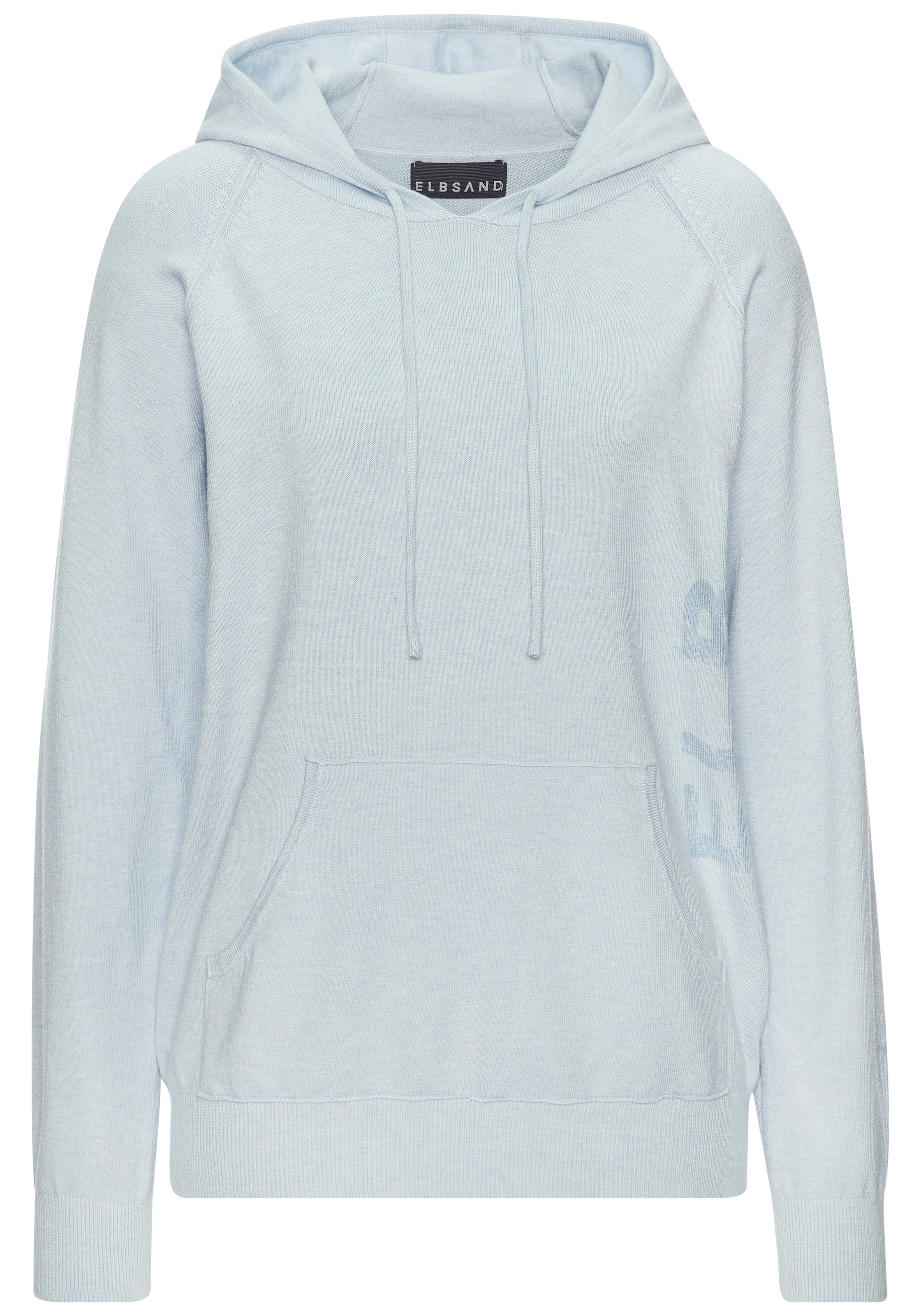 Elbsand Kapuzenpullover, aus hochwertigen Strick und eingestricktem Logo