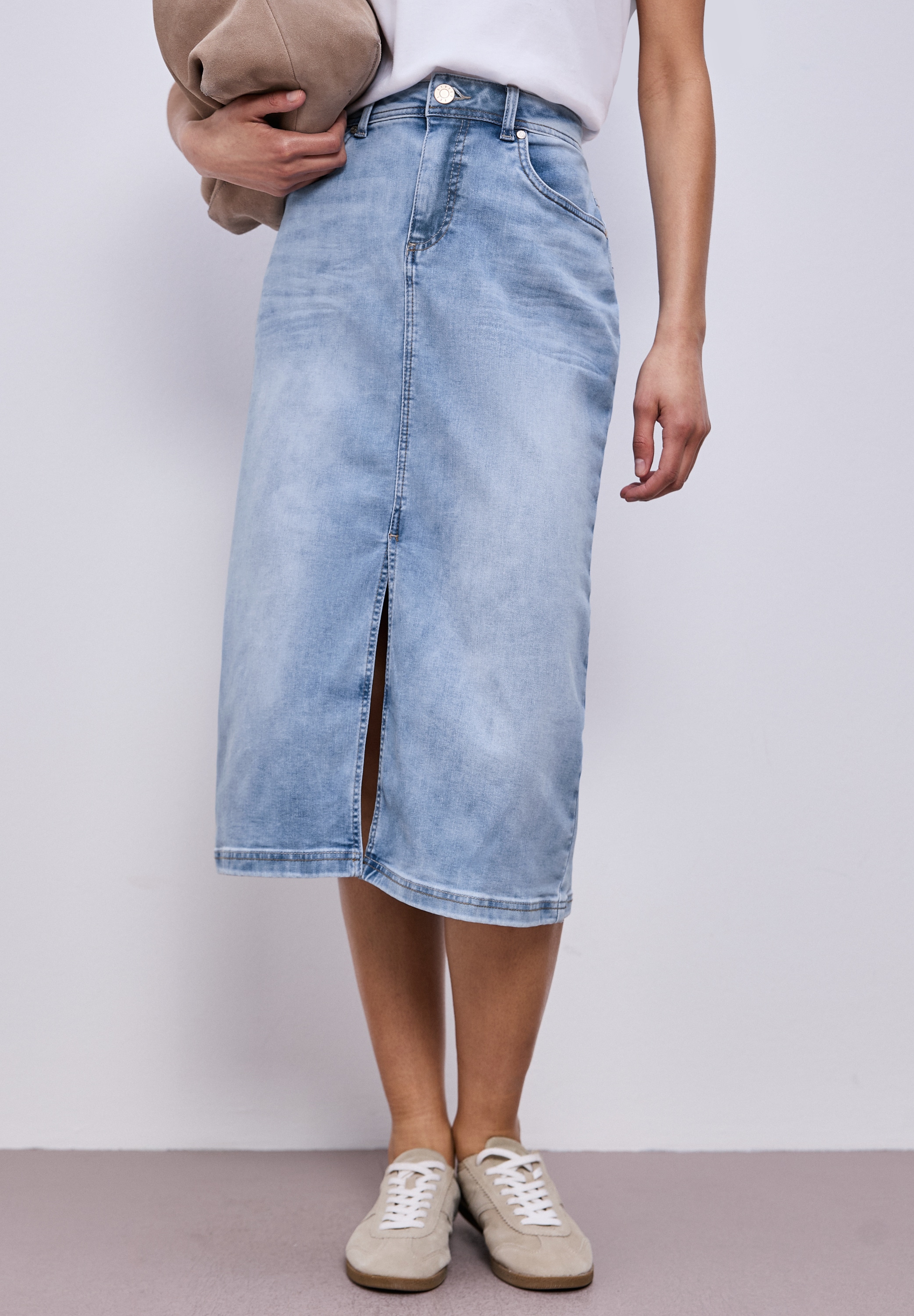 STREET ONE Jeansrock High Waist günstig online kaufen