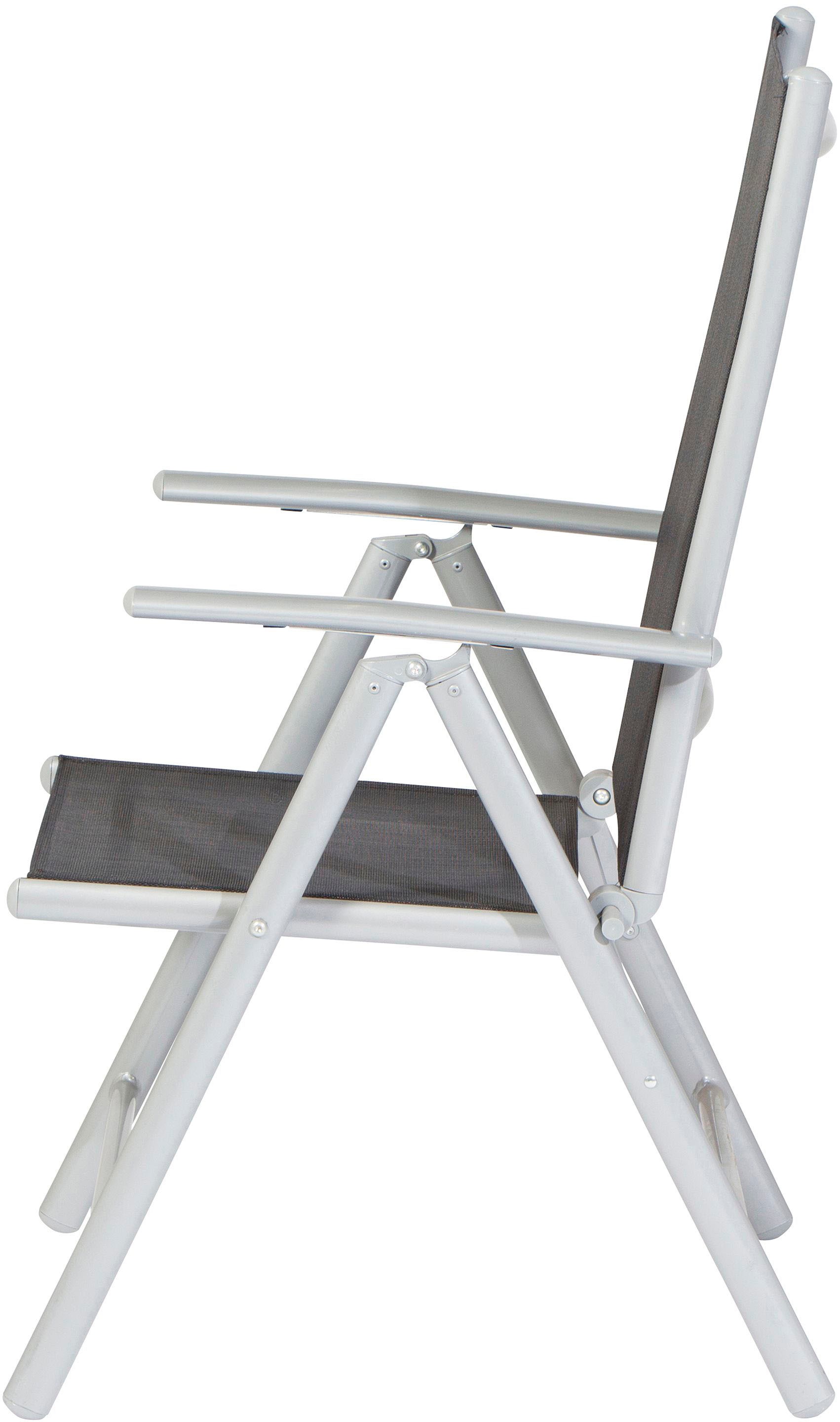 Siena Garden Garten-Essgruppe »Saturn / Sola«, (Set, 5 tlg.), bestehend aus 4 Sesseln und 1 Tisch