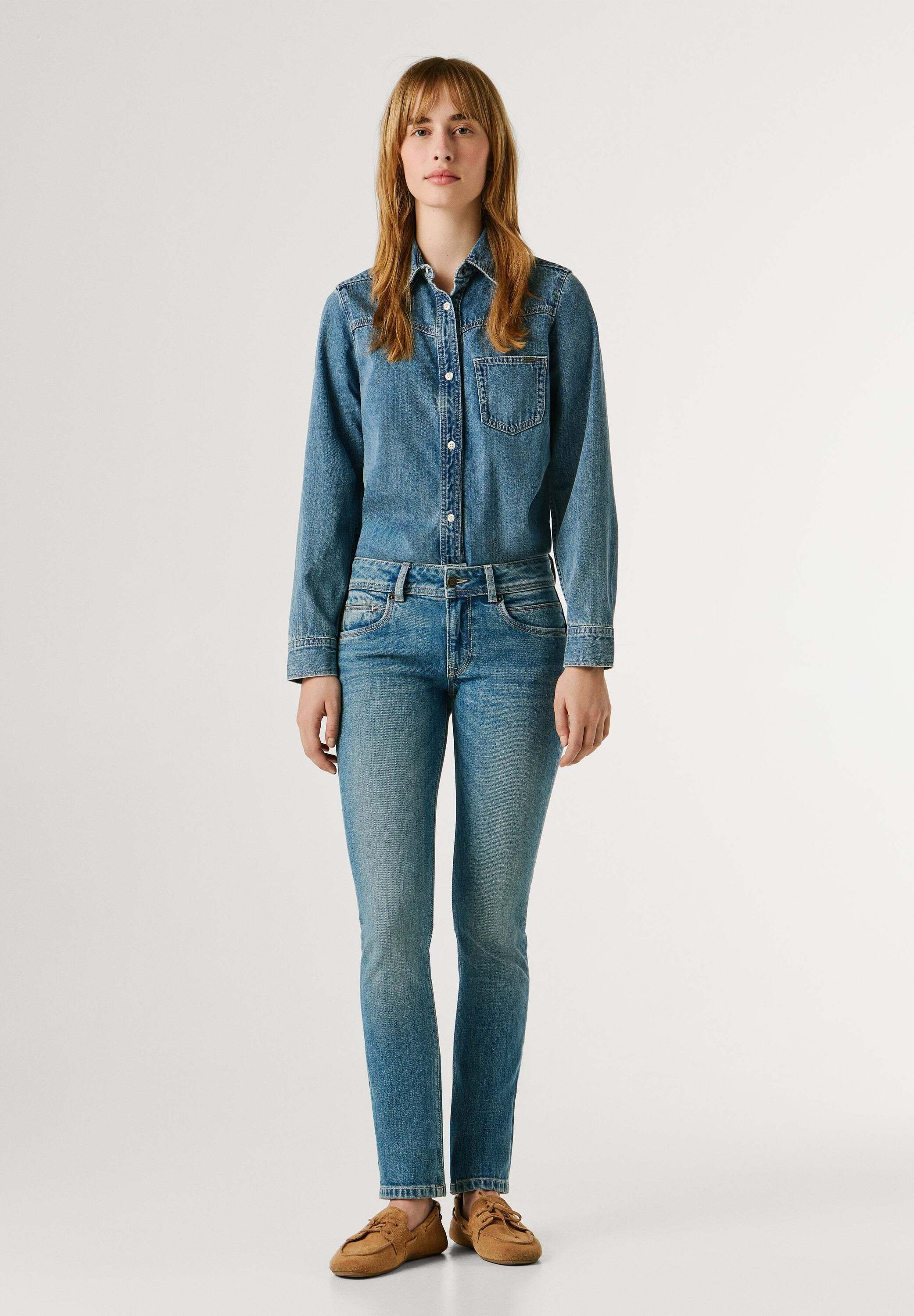 Pepe Jeans Slim-fit-Jeans »trousers SLIM JEANS LW ICONIC BROOKE«