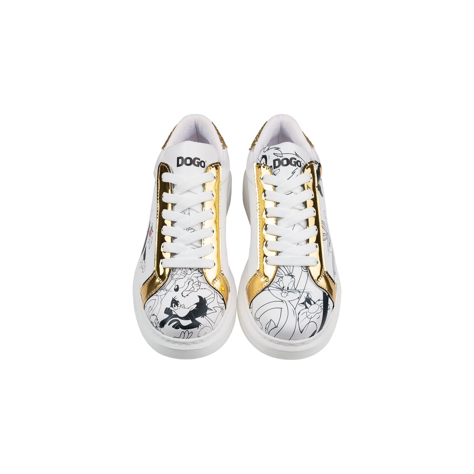 DOGO Sneaker »Verona Low-Top Sneaker Looney Tunes Chasing Tunes Damen Sneaker«  Handgefertigt