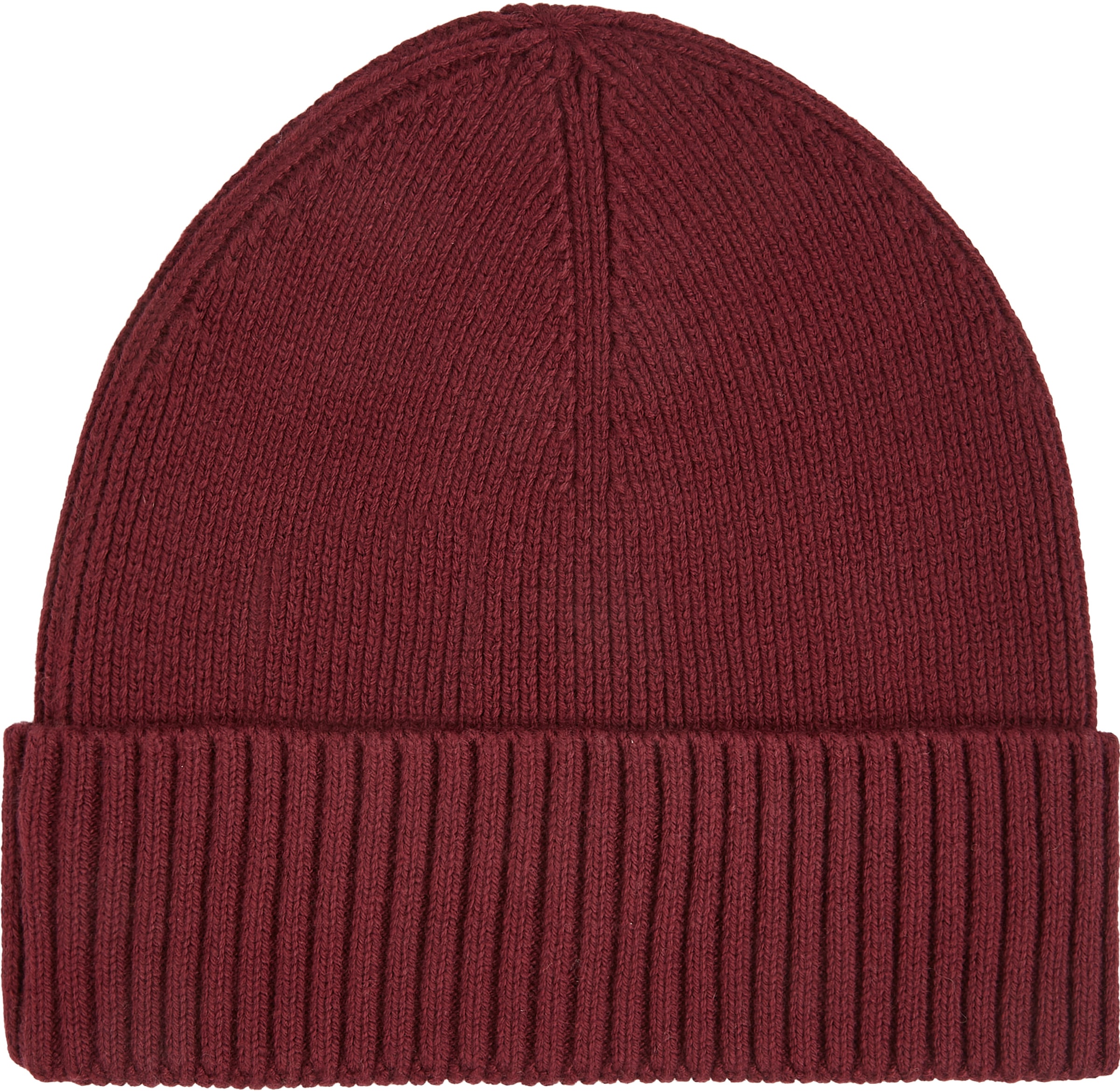 Tommy Hilfiger Strickmütze »TH FLAG PIMA COTTON BEANIE«, mit Logostickerei