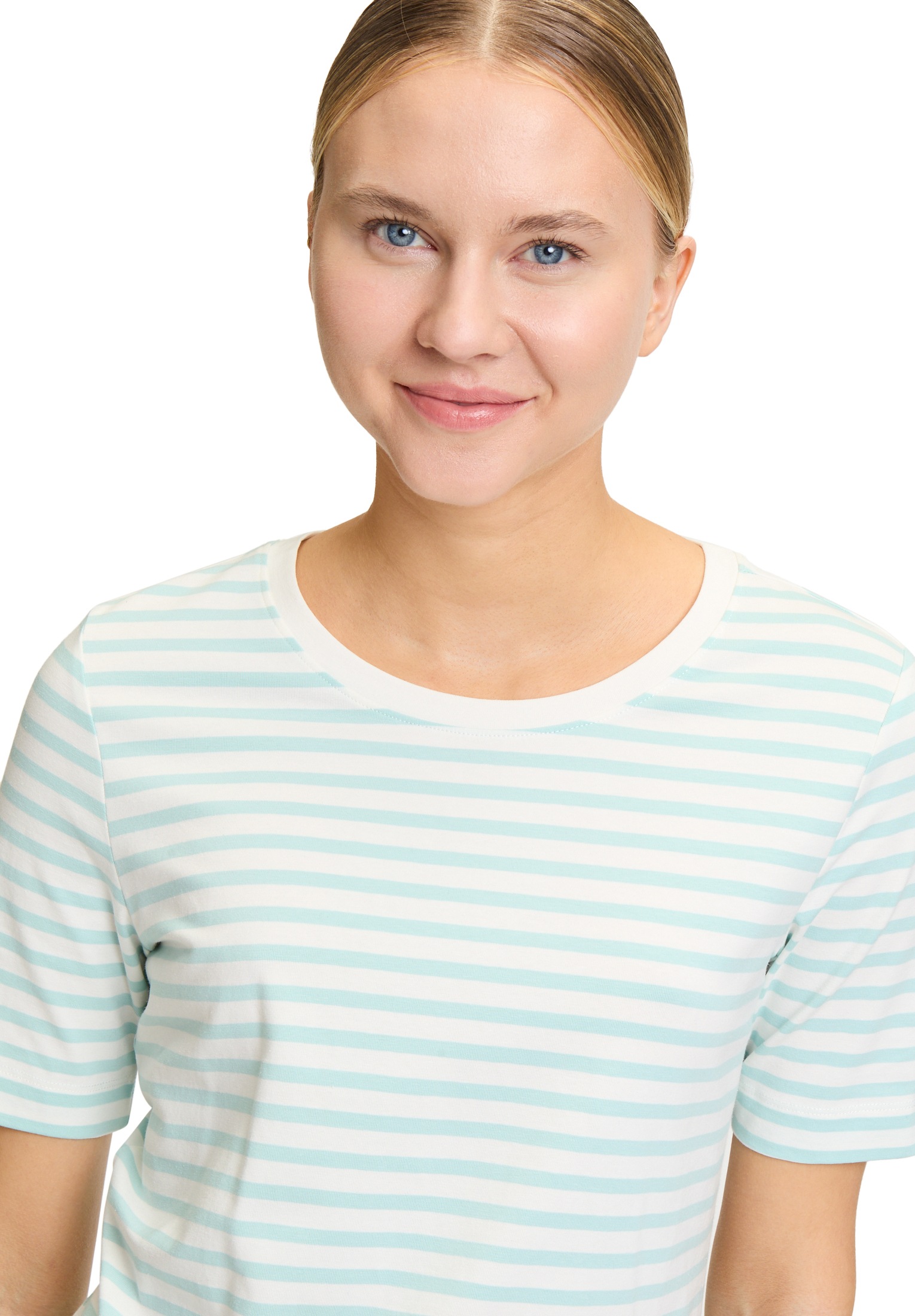Betty&Co Kurzarmshirt »Betty & Co Basic Shirt mit Ringel«, (1 tlg.), Ringel