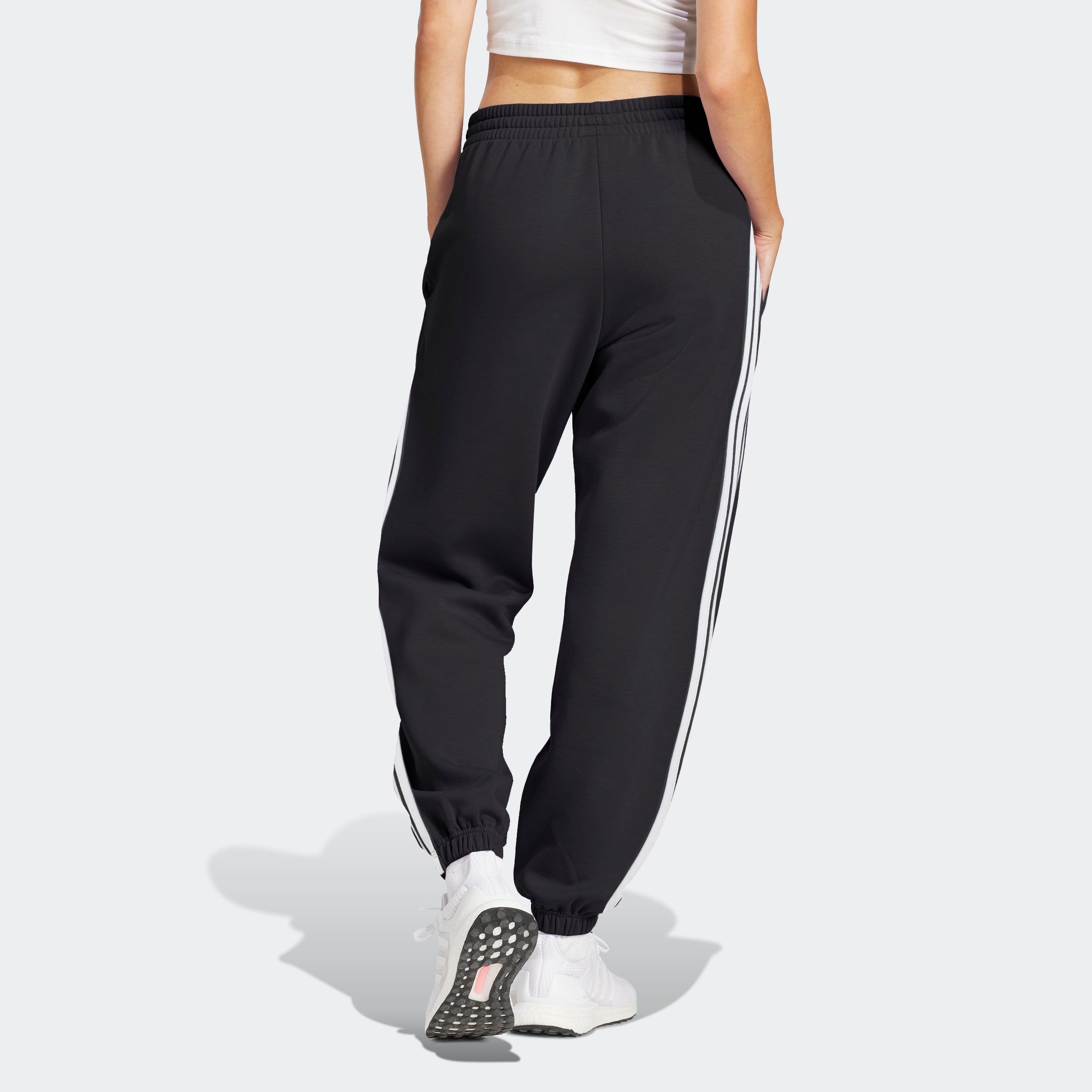 adidas Sportswear Sporthose »W 3S FT CF PT«, (1 tlg.), aus weichem French Terry Material